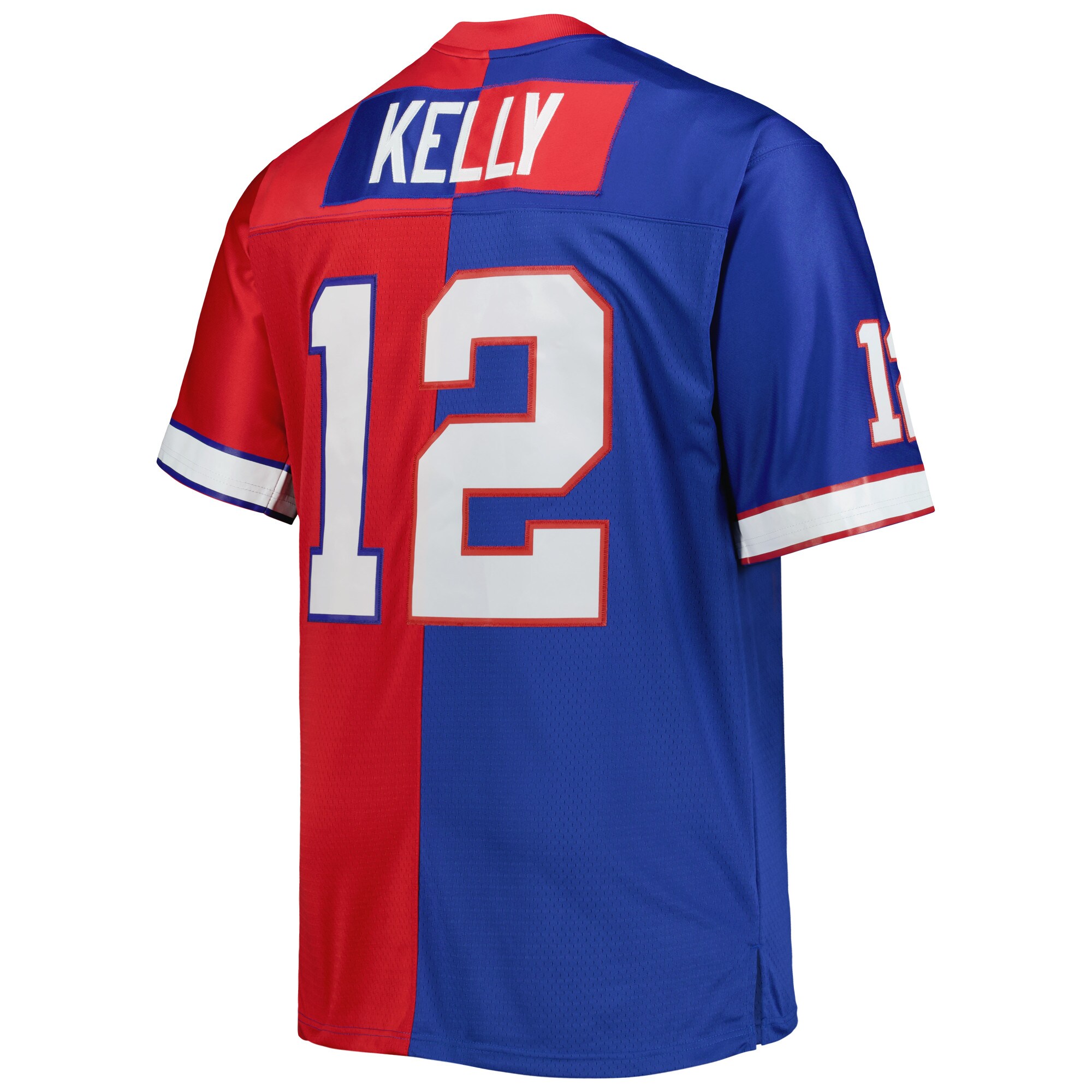 Jim Kelly Buffalo Bills Mitchell & Ness Big & Tall Split Legacy Retired Player Replica Jersey - Royal\/Red