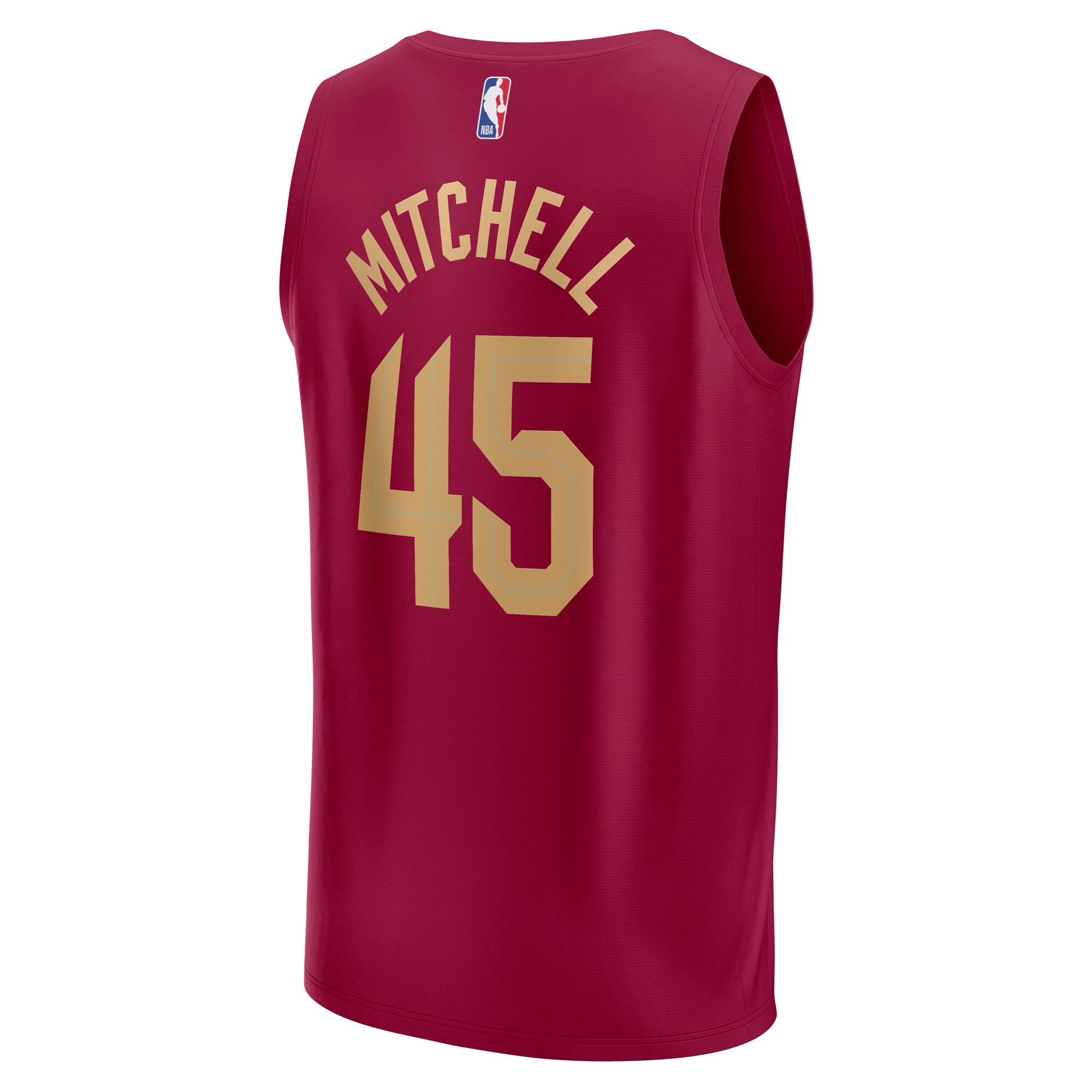 Donovan Mitchell Cleveland Cavaliers Fanatics Fast Break Replica Jersey - Icon Edition - Wine