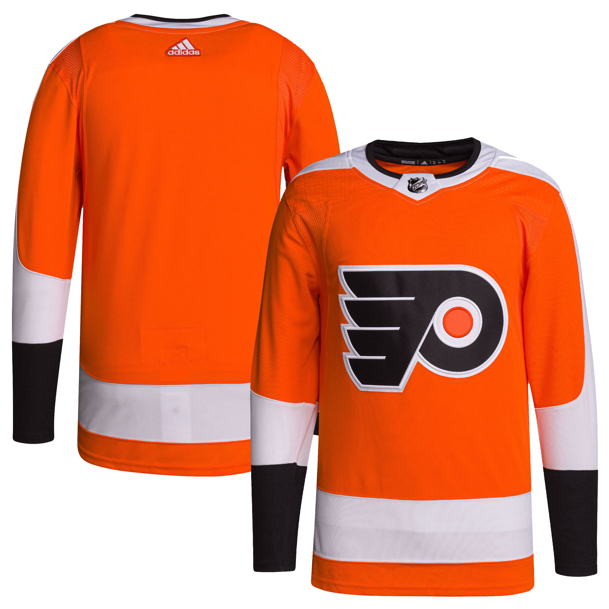 Philadelphia Flyers adidas Men's Home Primegreen Authentic Blank Jersey - Orange