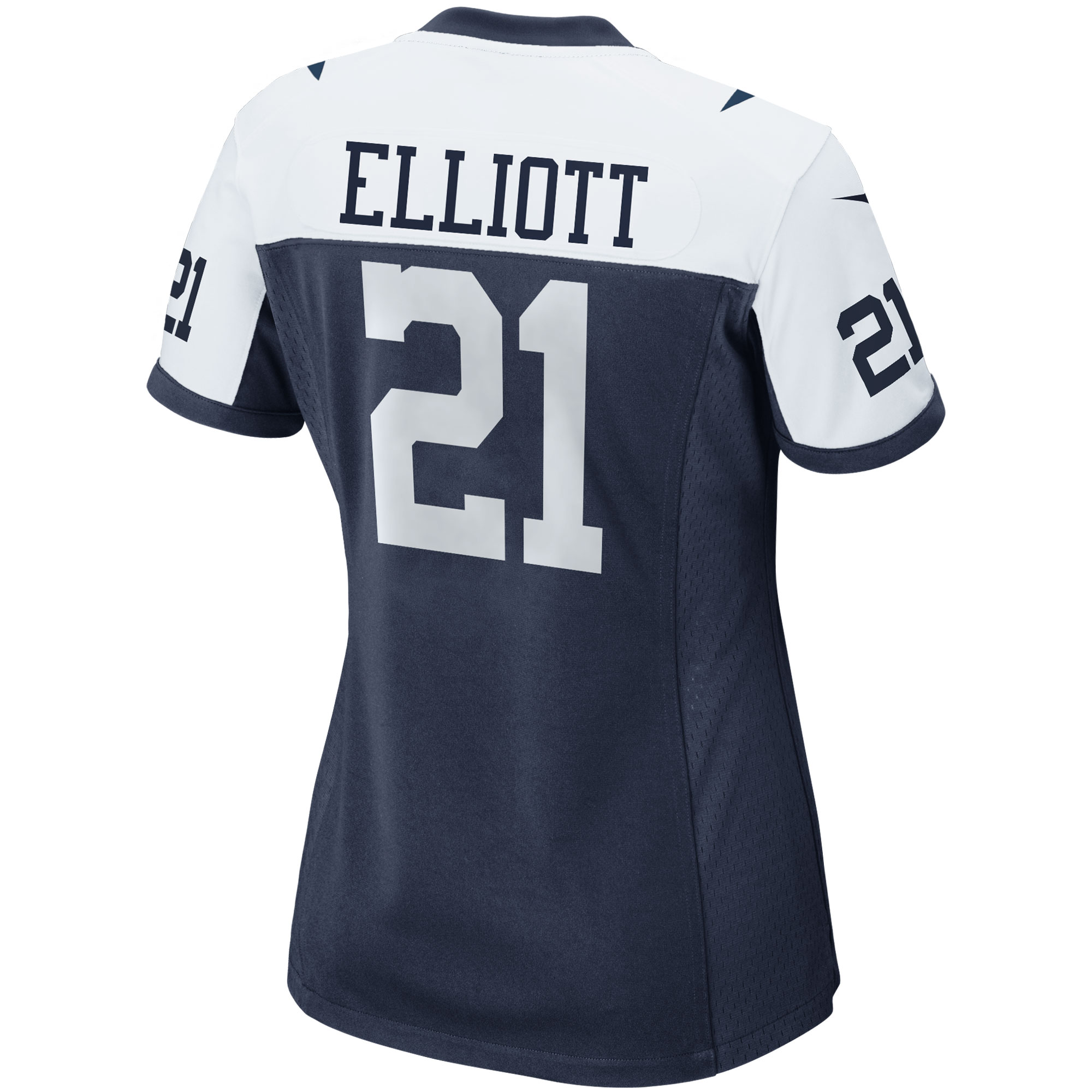 Ezekiel Elliott Dallas Cowboys  Women's Alternate Game Team Jersey - Navy