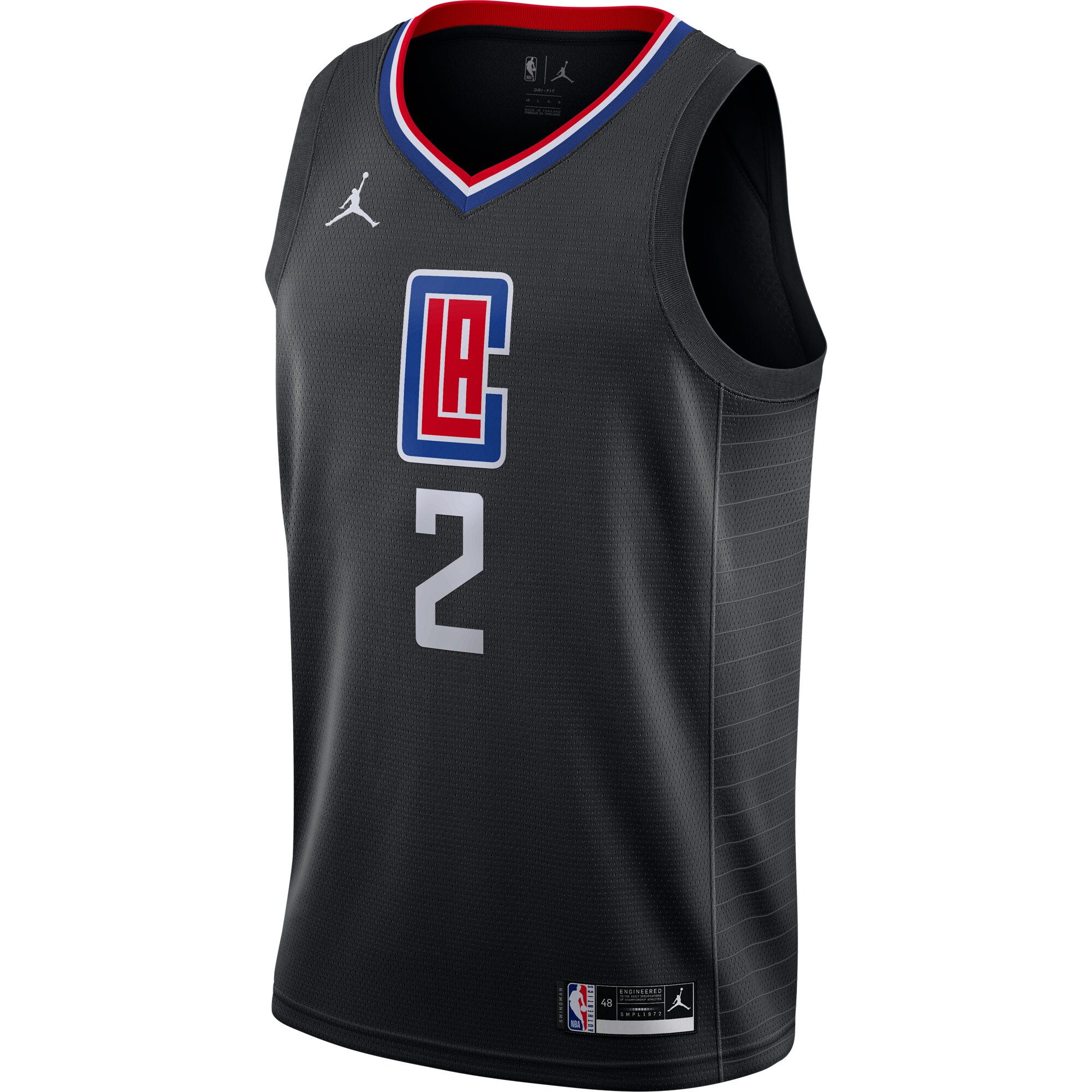 Kawhi Leonard LA Clippers Jordan Brand 2020\/21 Swingman Jersey - Statement Edition - Black