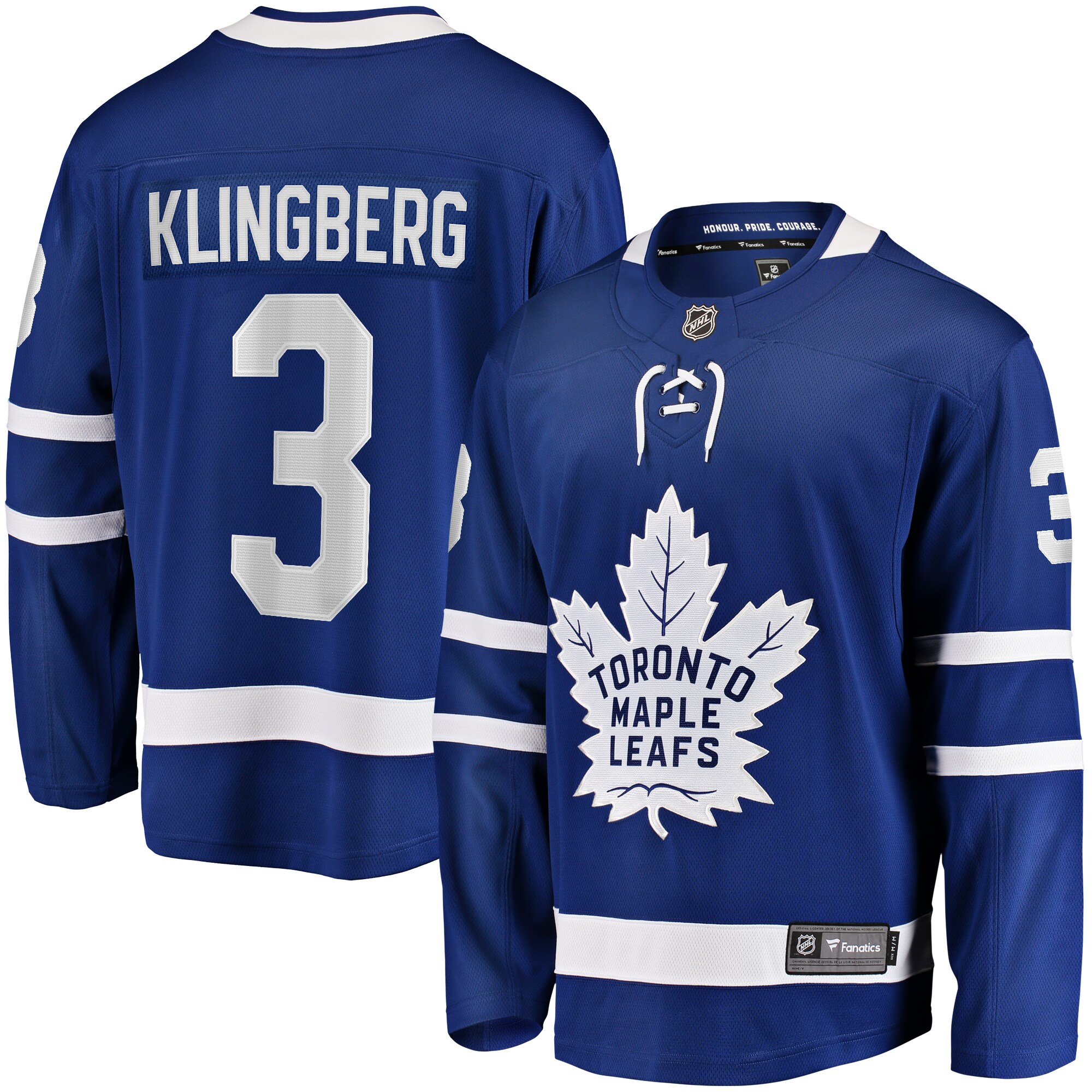 John Klingberg Toronto Maple Leafs Fanatics Home Breakaway Jersey - Blue
