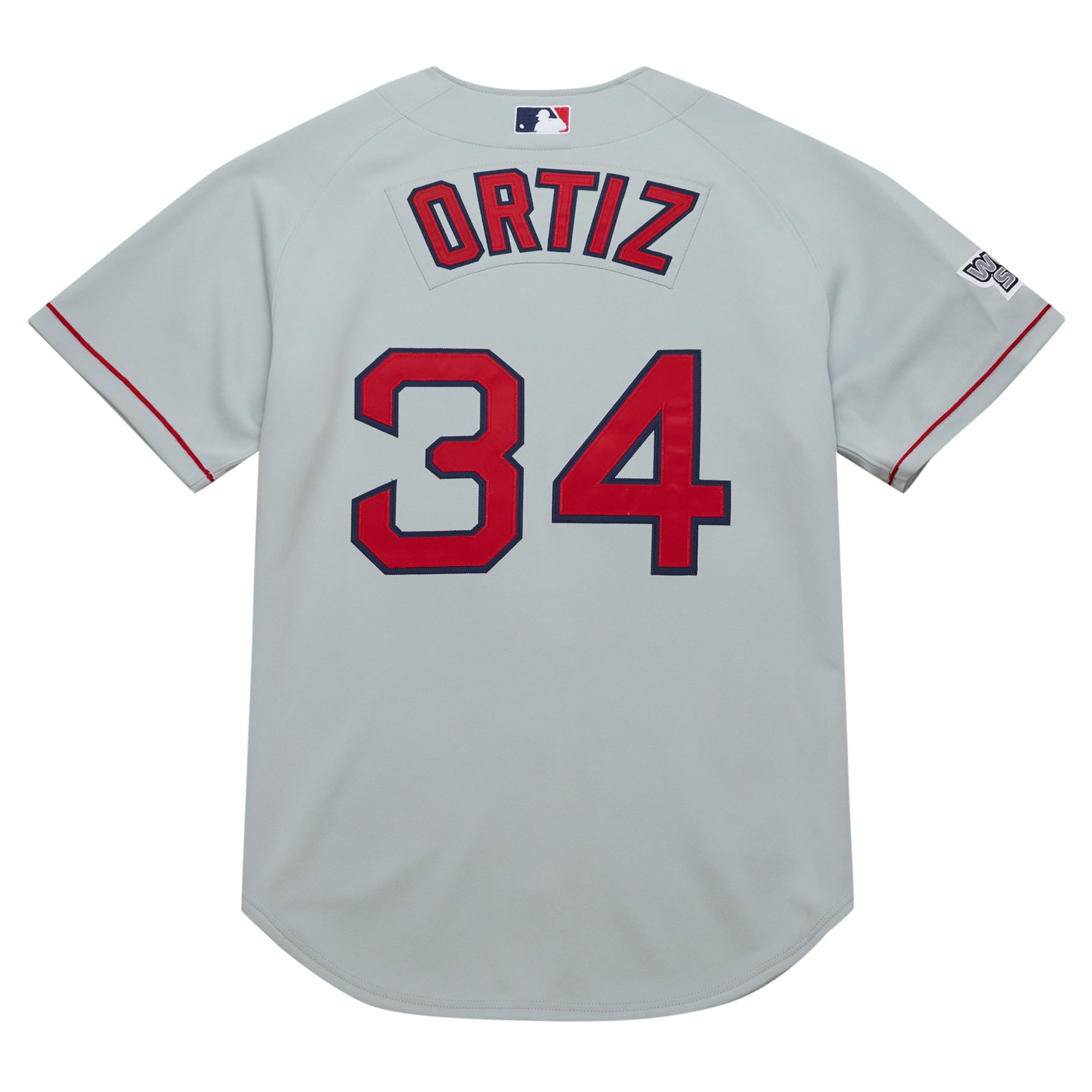 David Ortiz Boston Red Sox Mitchell & Ness 2004 Cooperstown Collection Authentic Throwback Jersey - Gray