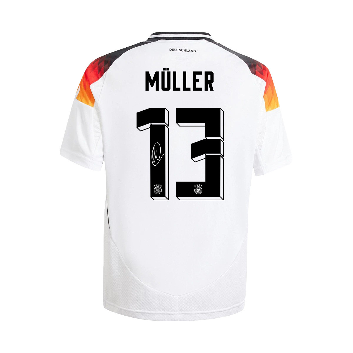 Thomas Müller 13 Signed Germany National Team 2024/25 YOUTH Jersey Autographed - Home