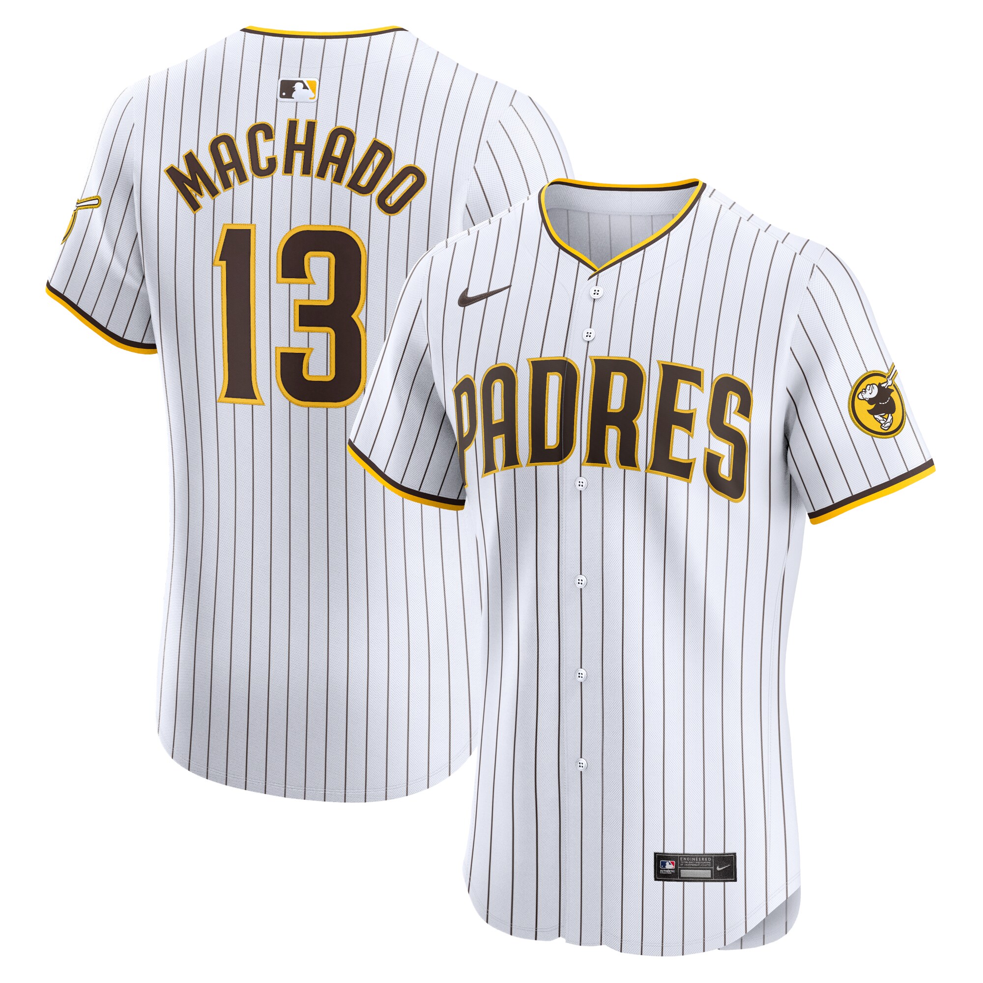 Manny Machado San Diego Padres  Home Elite Jersey - White