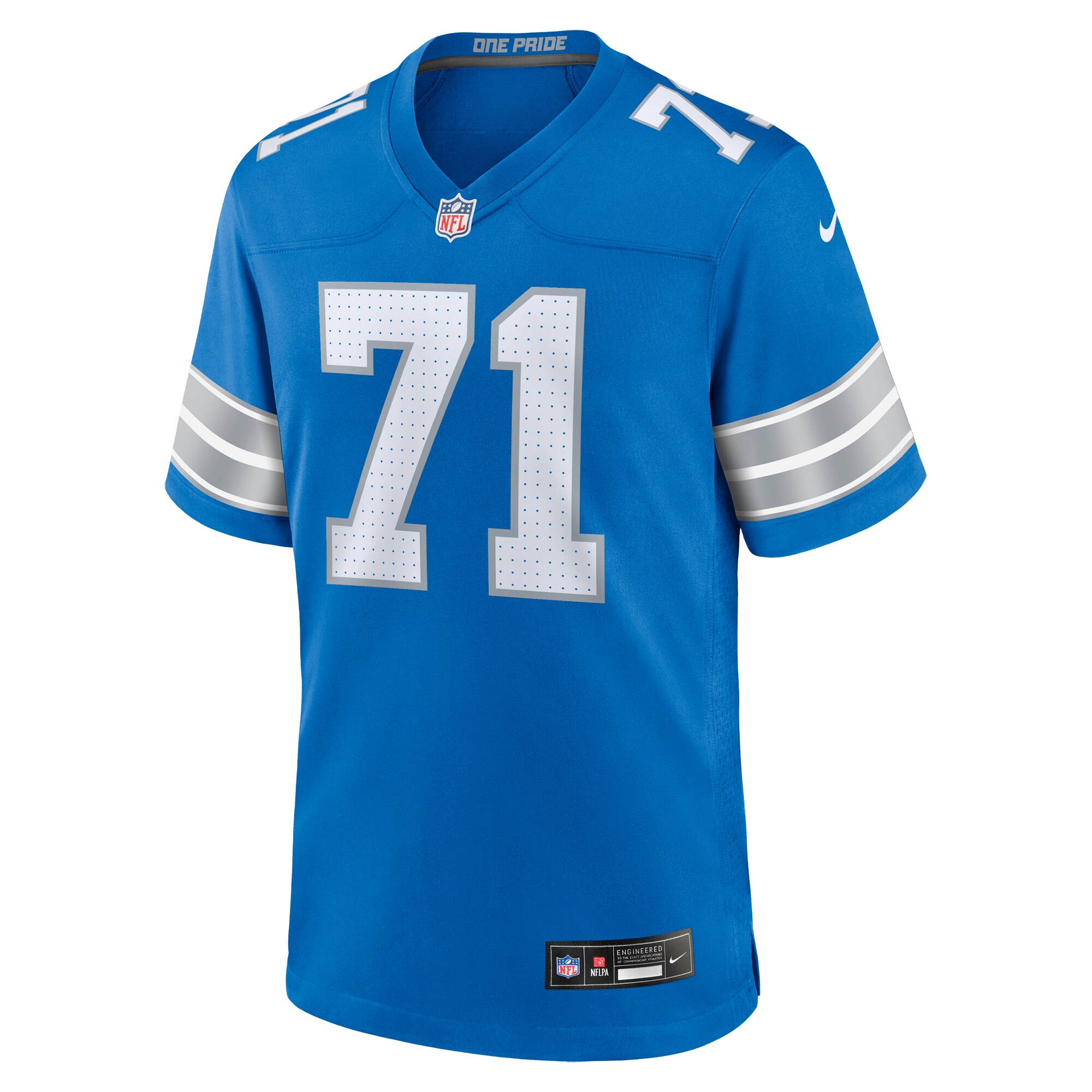 Kevin Zeitler Detroit Lions  Game Jersey -  Blue