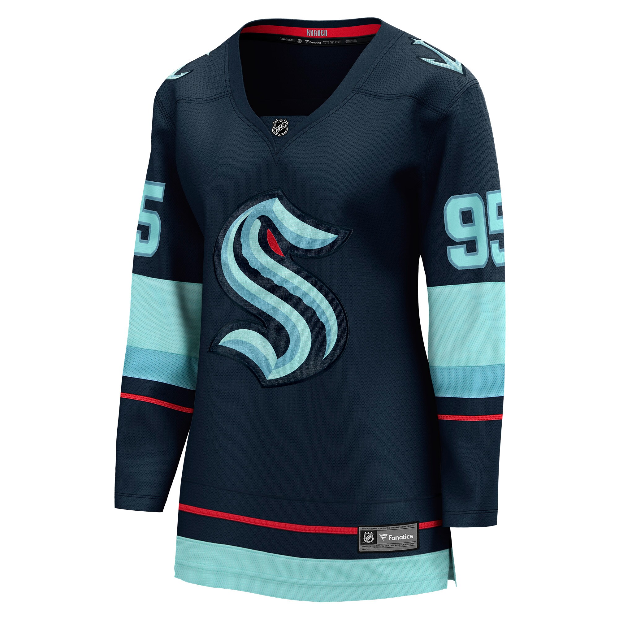 Andre Burakovsky Seattle Kraken Fanatics Women's Home Breakaway Player Jersey - Deep Sea Blue