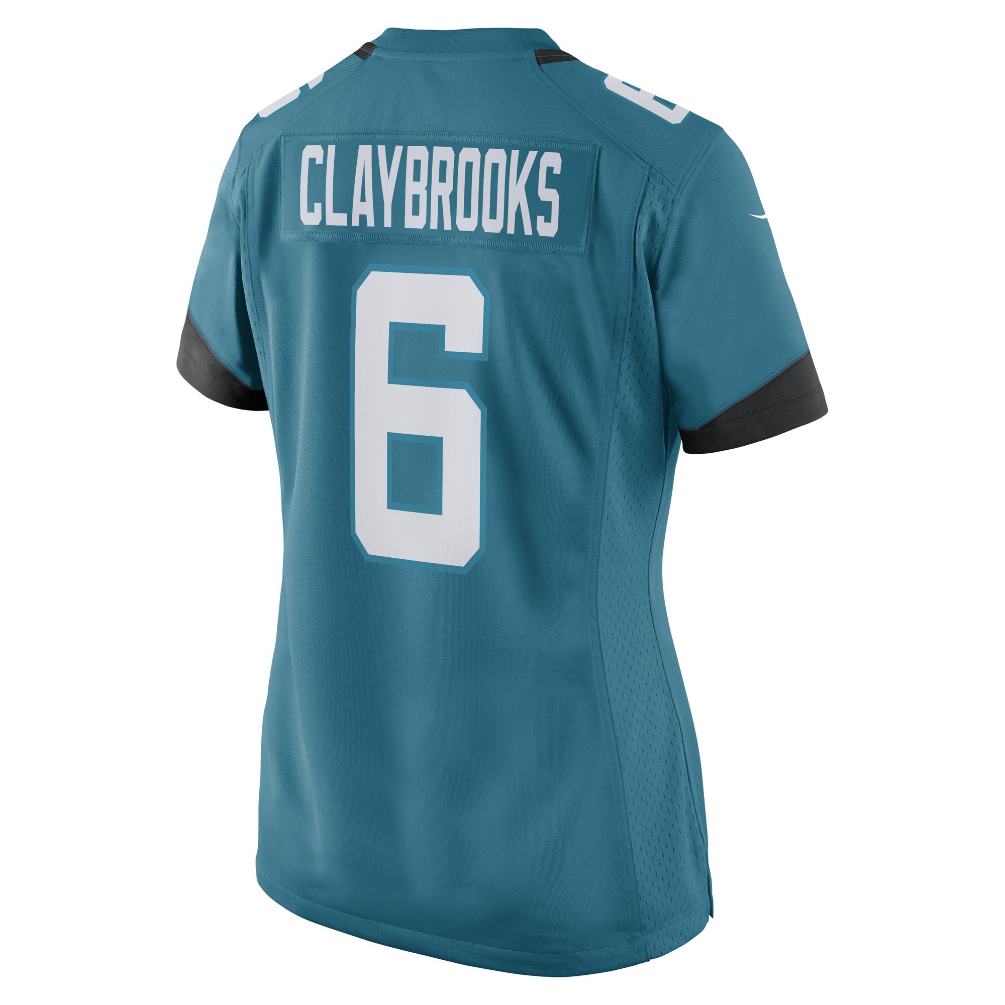 Chris Claybrooks Jacksonville Jaguars  Women's Game Player Jersey - Teal