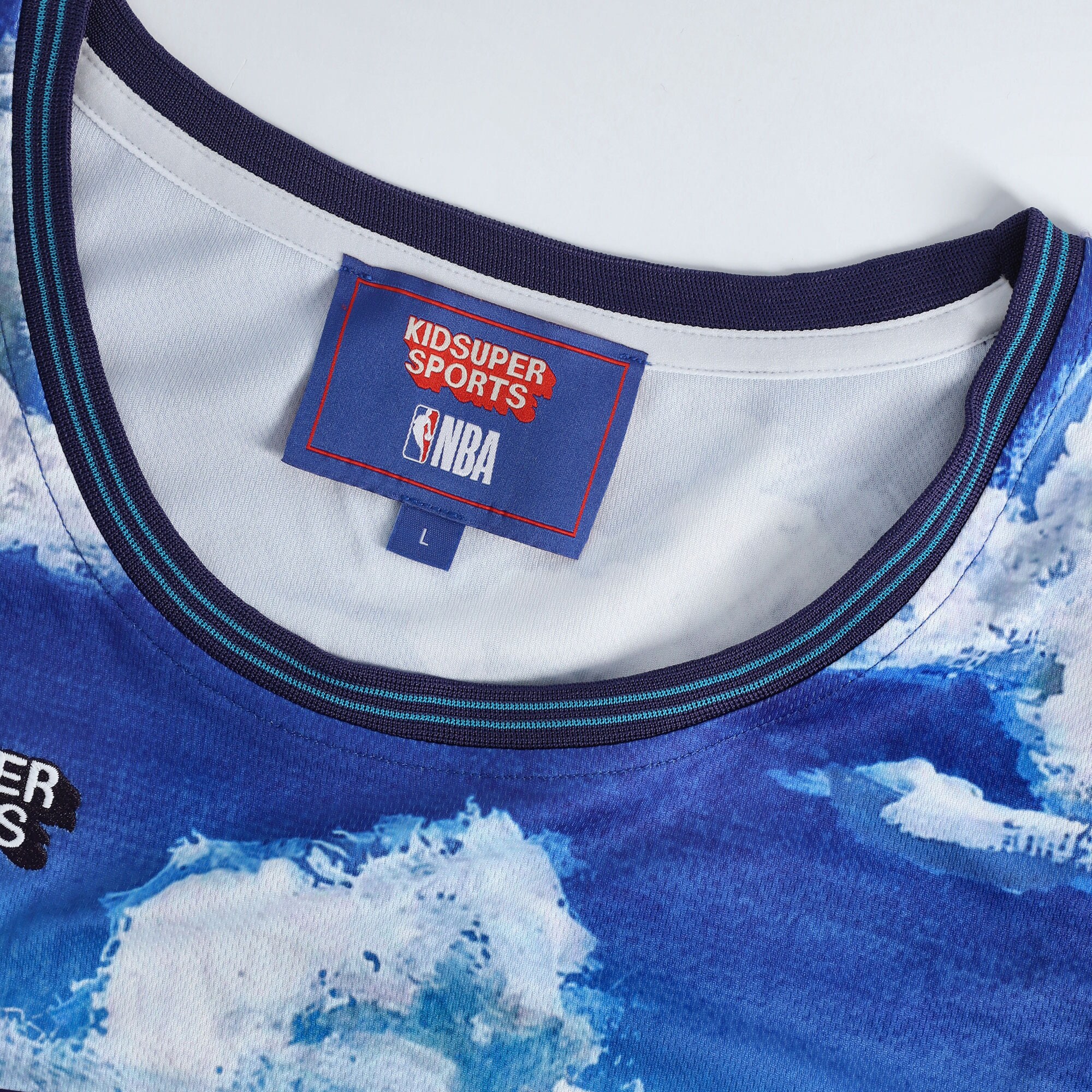 Charlotte Hornets NBA & KidSuper Studios by Fanatics Unisex Hometown Jersey - Blue