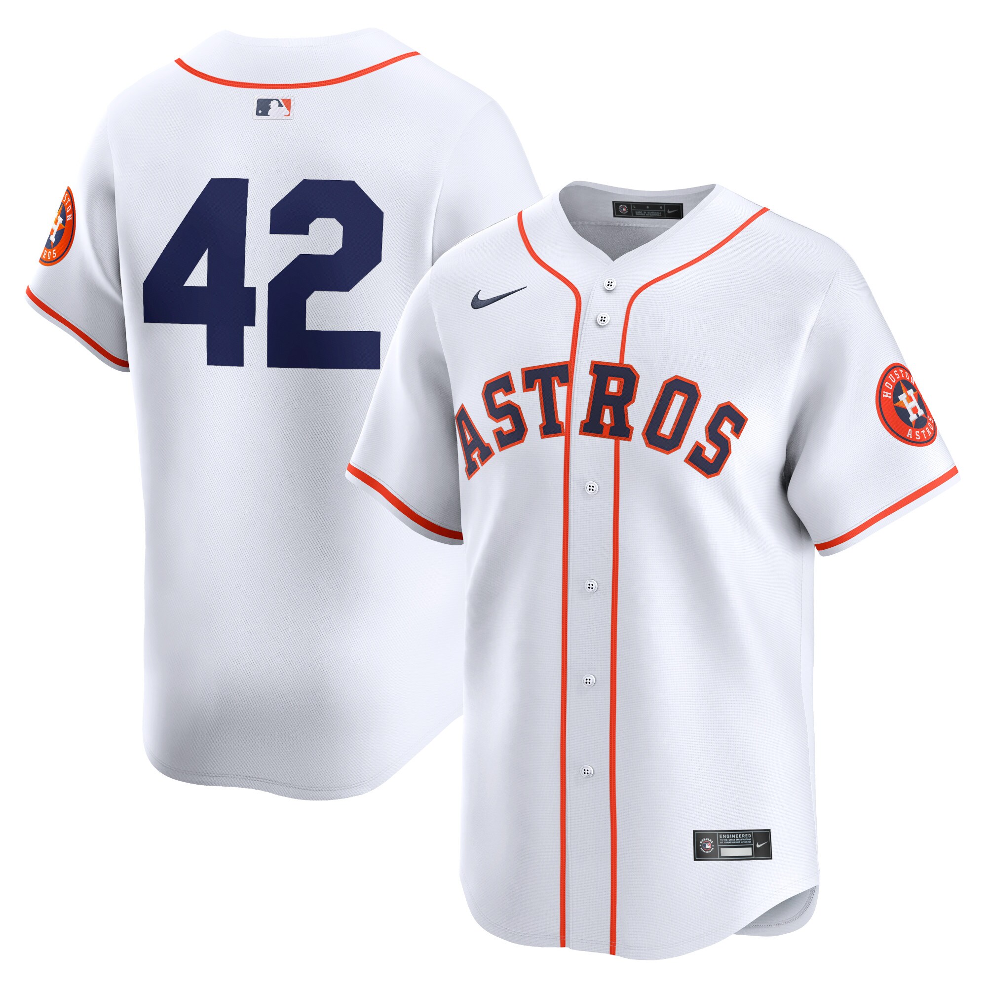 Houston Astros  2024 Jackie Robinson Day Home Limited Jersey\u00c2\u00a0\u00e2\u20ac\u201c White