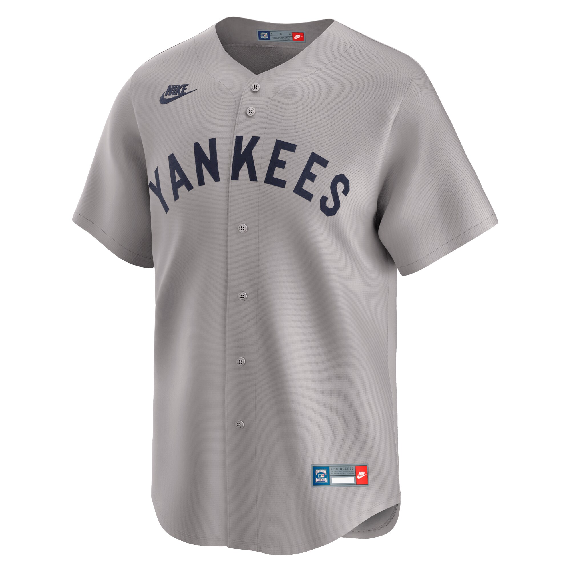 Babe Ruth New York Yankees  Throwback Cooperstown Collection Limited Jersey - Gray