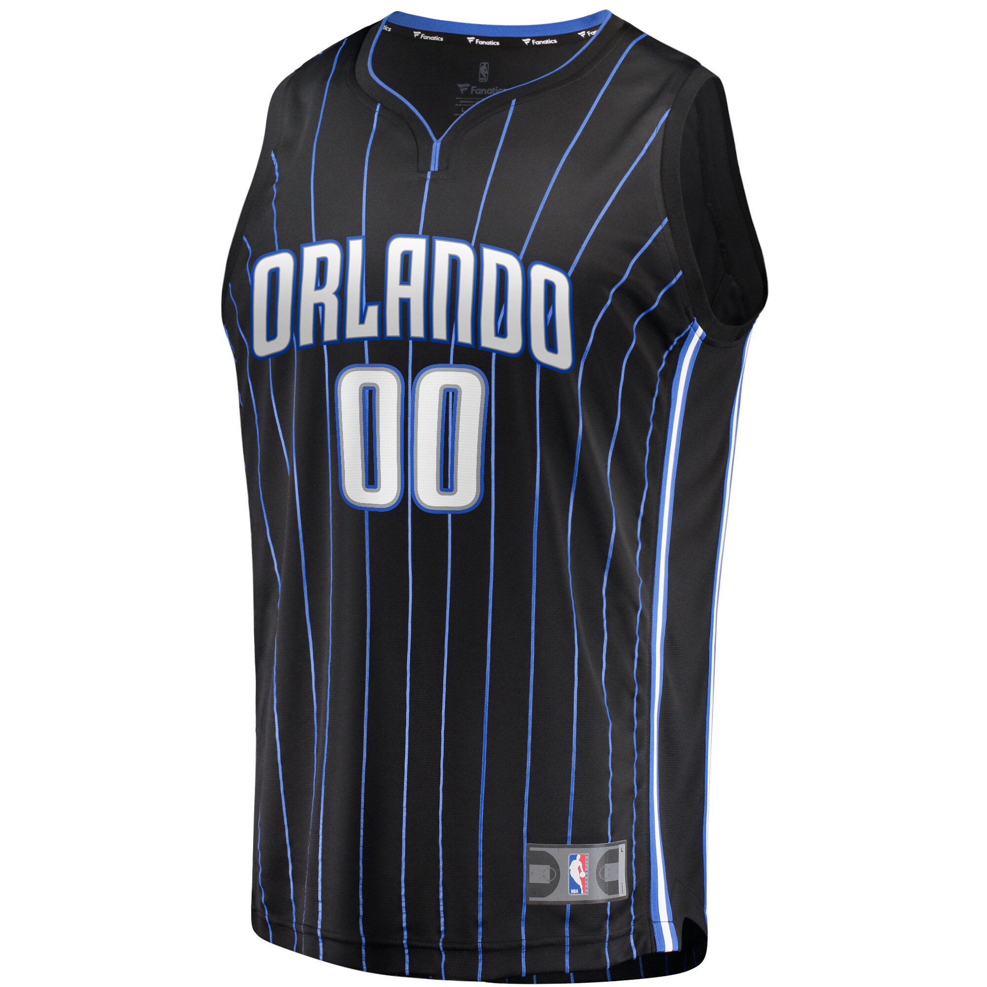 Orlando Magic Fanatics Fast Break Custom Jersey - Black - Icon Edition