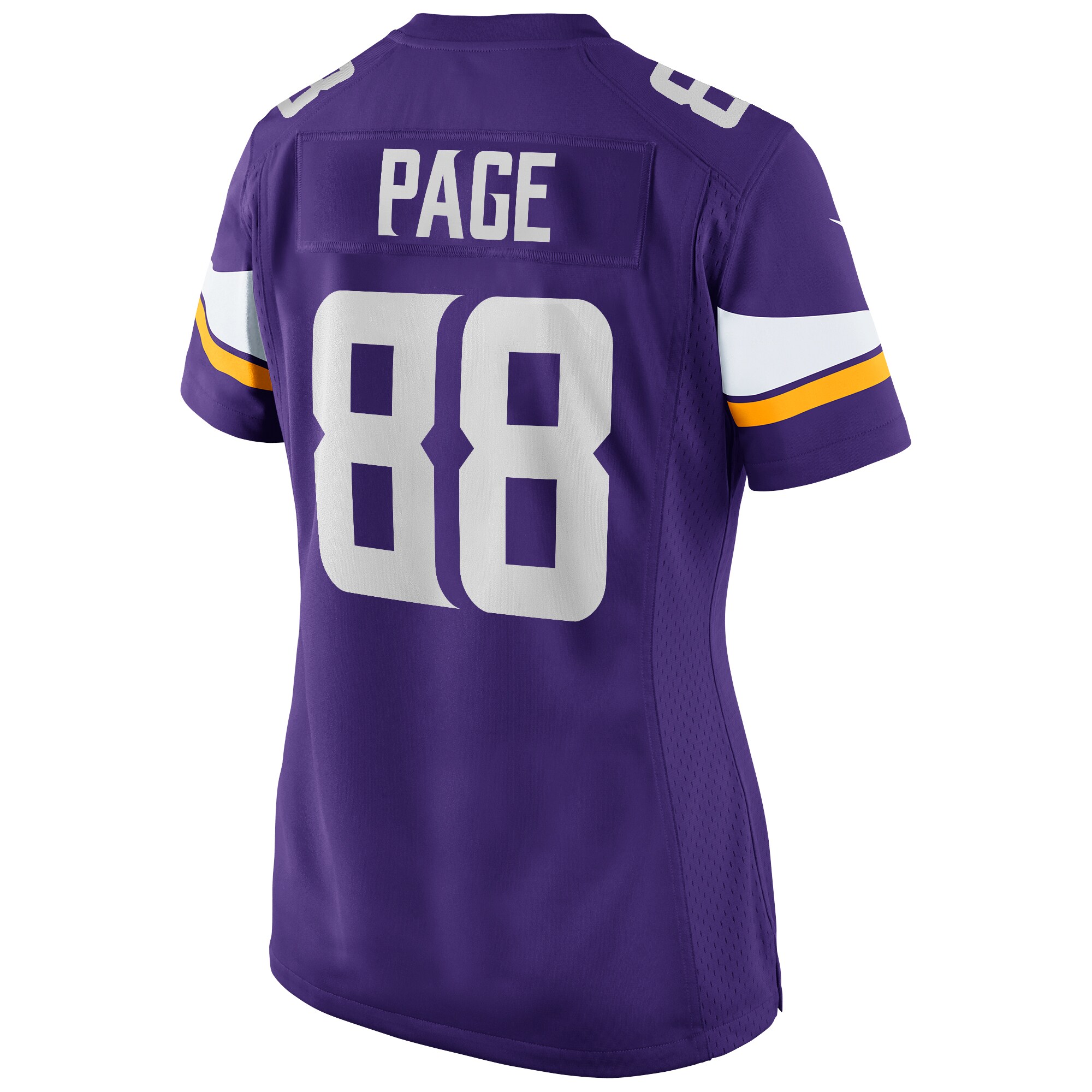 Alan Page Minnesota Vikings  Women's Game Retired Player Jersey - Purple
