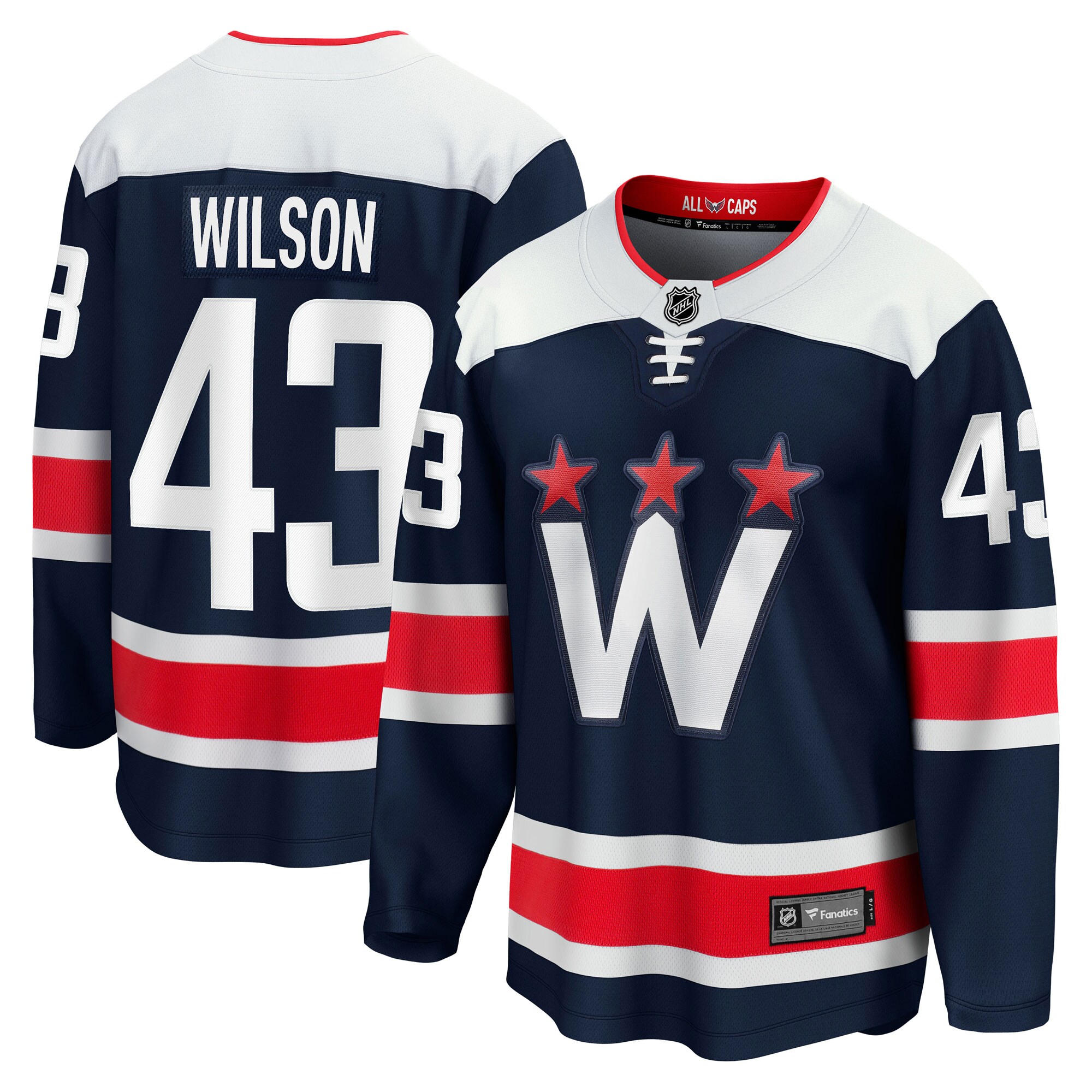 Tom Wilson Washington Capitals Fanatics Alternate Premier Breakaway Player Jersey - Navy