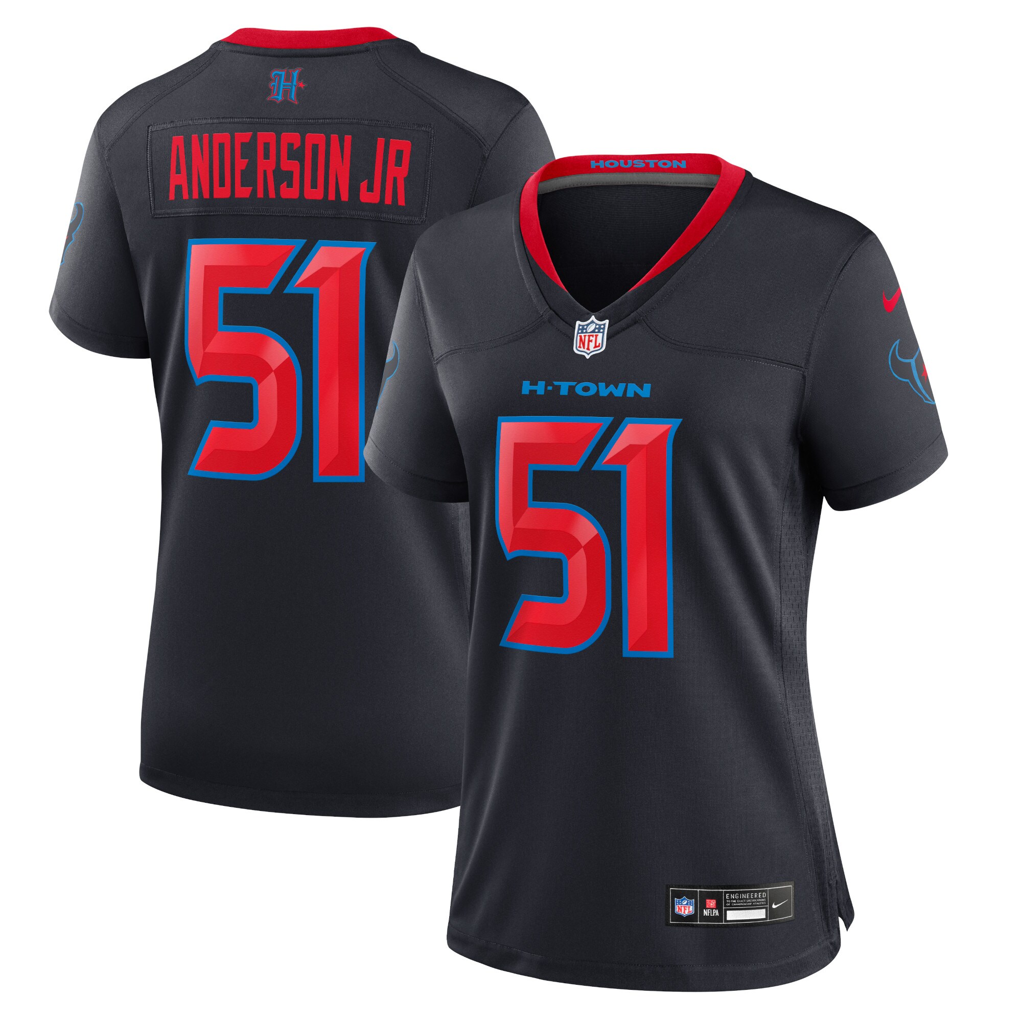 Will Anderson Jr. Houston Texans  Women's 2nd Alternate Game Jersey - Navy