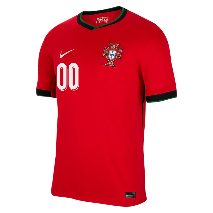Portugal National Team 2024/25 Custom Home Men Jersey - Red