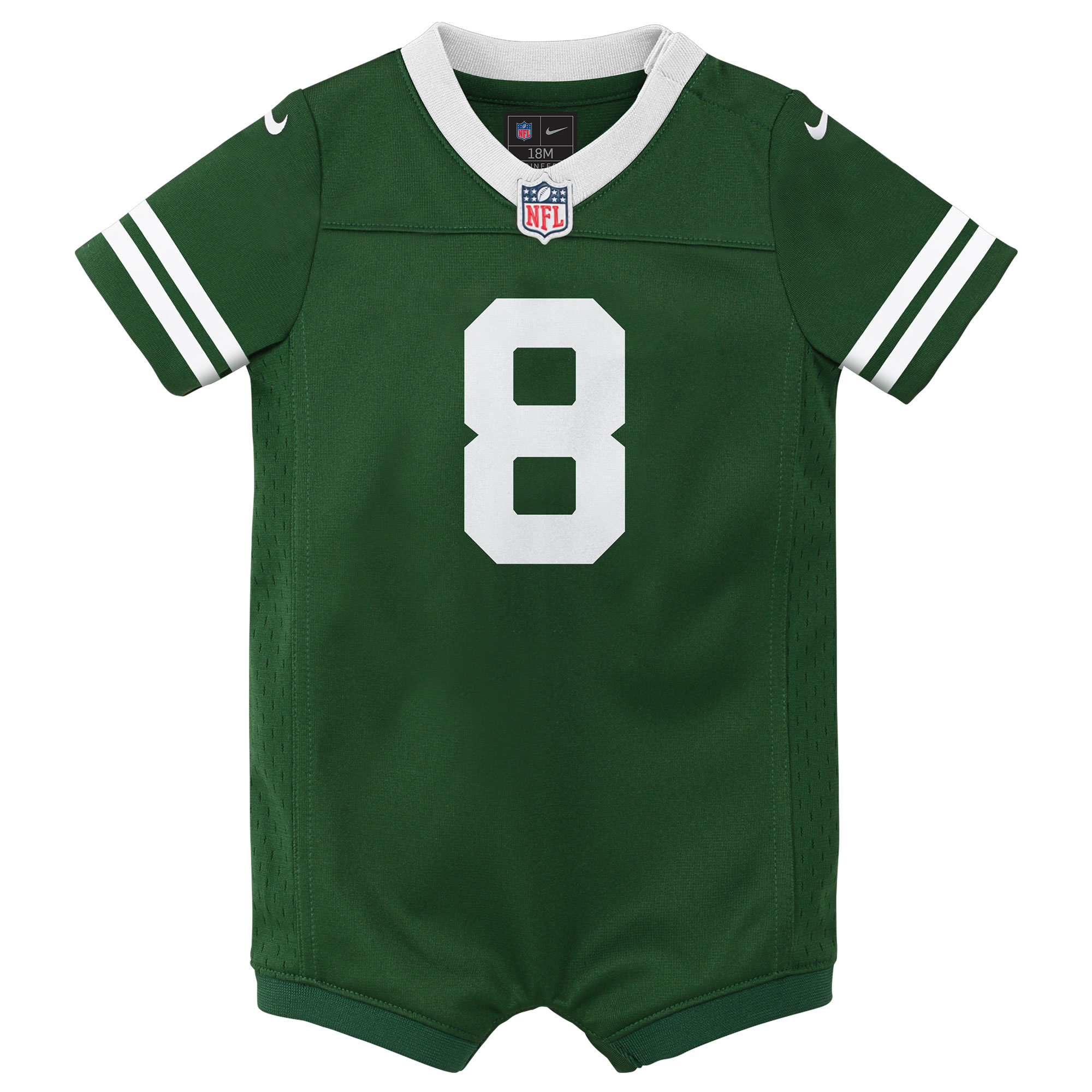 Aaron Rodgers New York Jets  Newborn & Infant Game Romper Jersey - Legacy Green