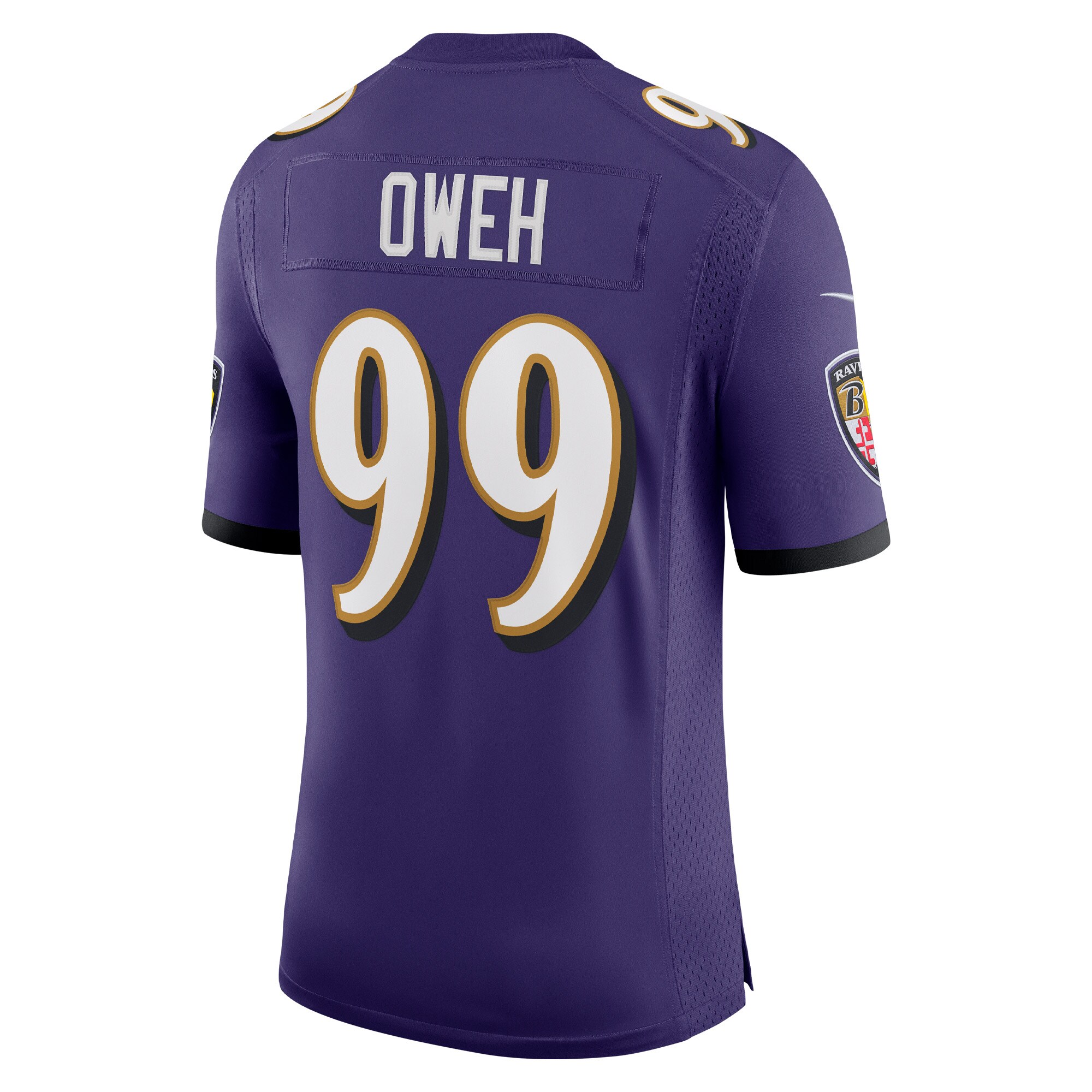 Odafe Oweh Baltimore Ravens  Vapor Limited Jersey - Purple