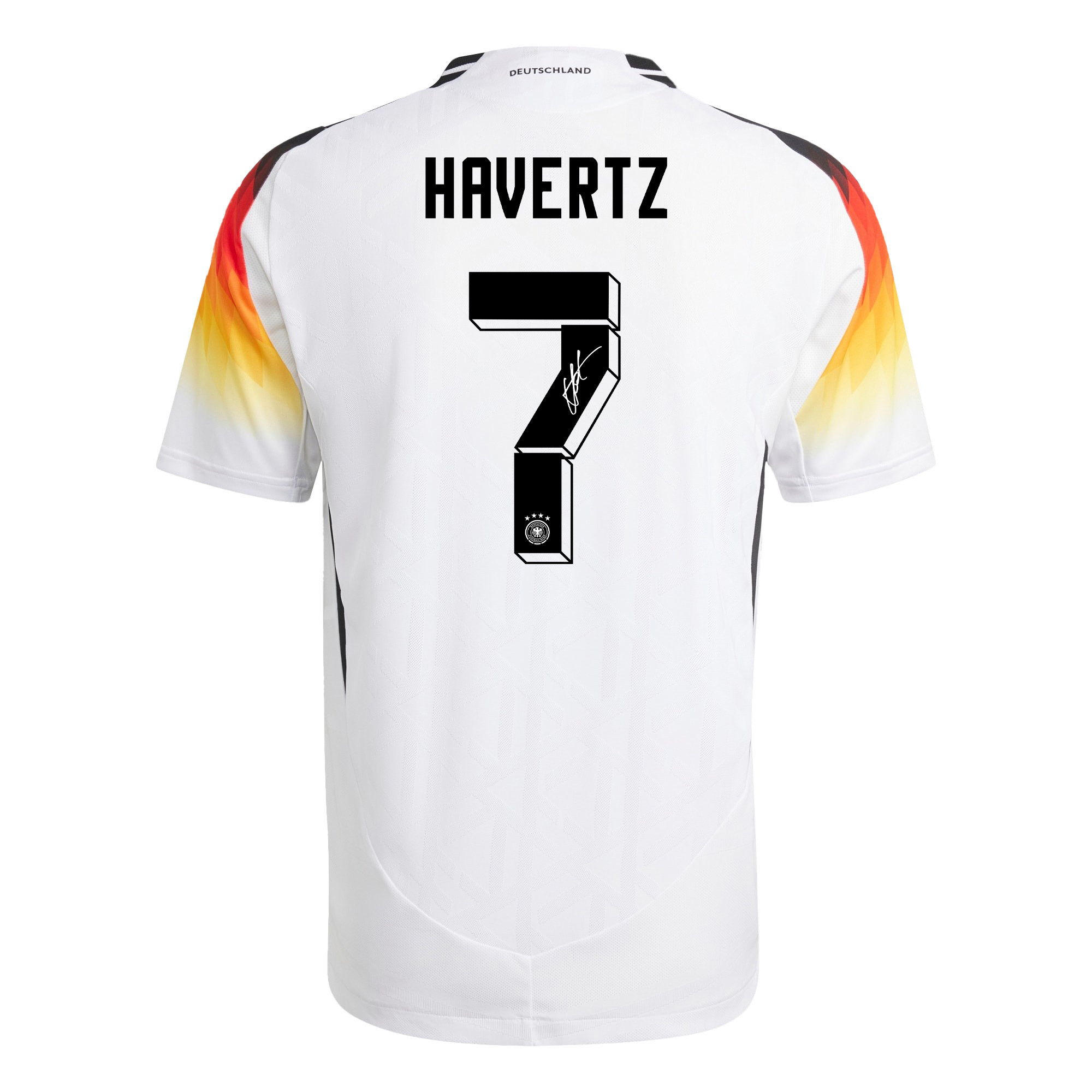 Kai Havertz 7 Signed Germany National Team 2024/25 Home Jersey Autographed - Men