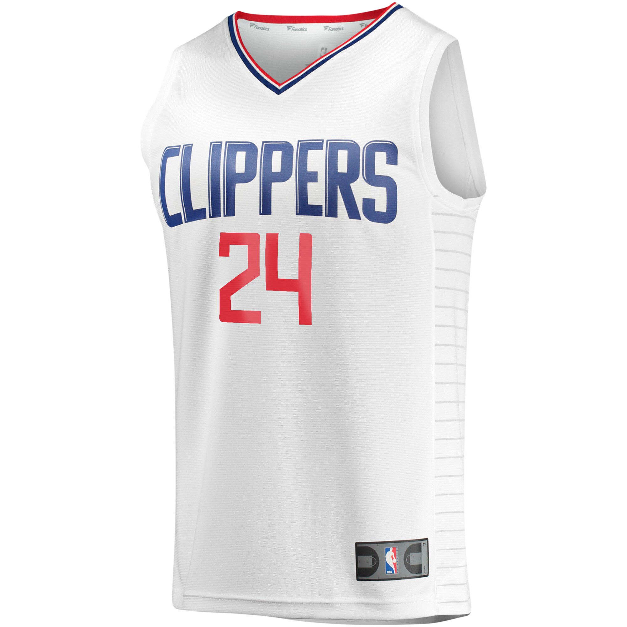 Norman Powell LA Clippers Fanatics Youth Fast Break Player Jersey - Association Edition - White