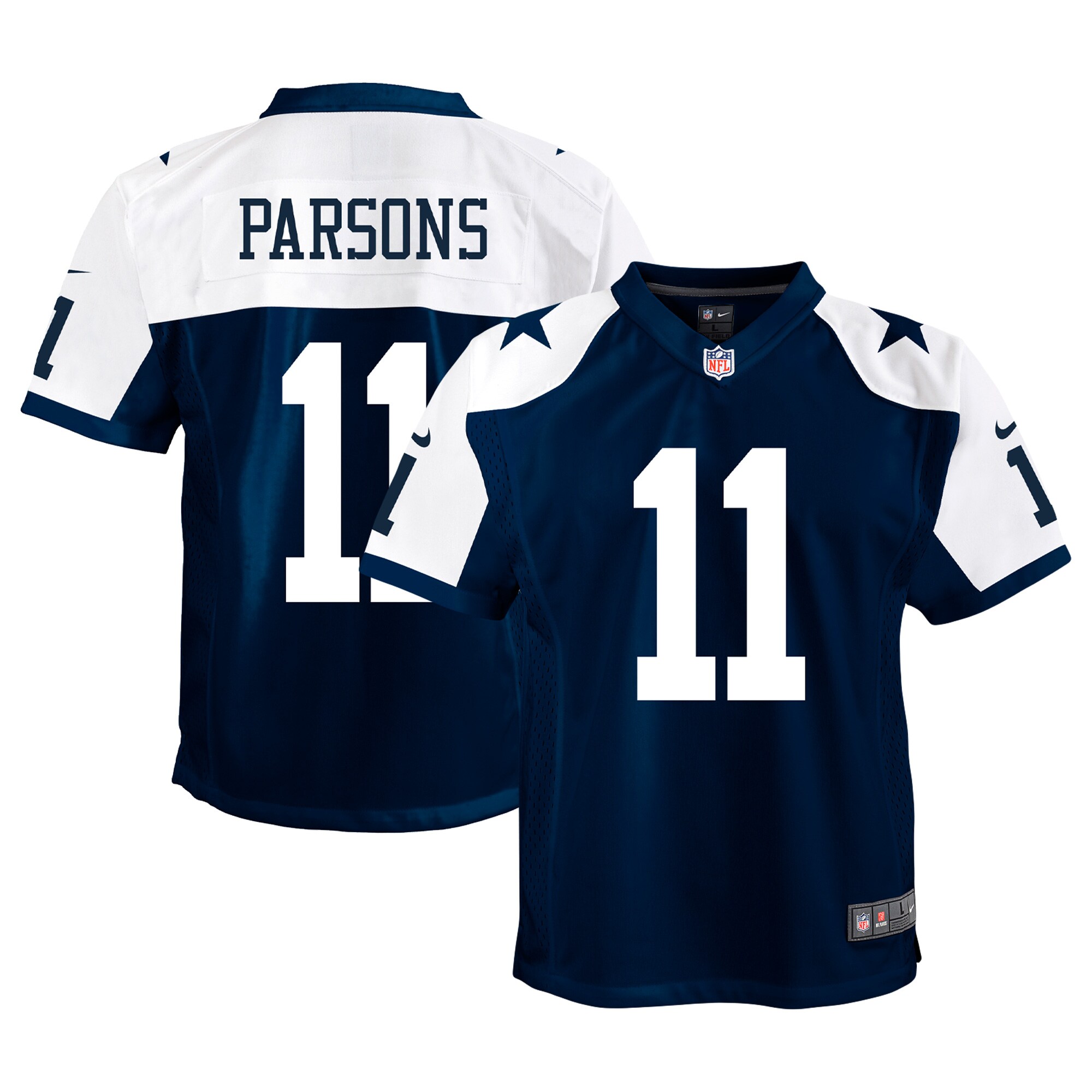 Micah Parsons Dallas Cowboys  Youth Alternate Game Jersey - Navy