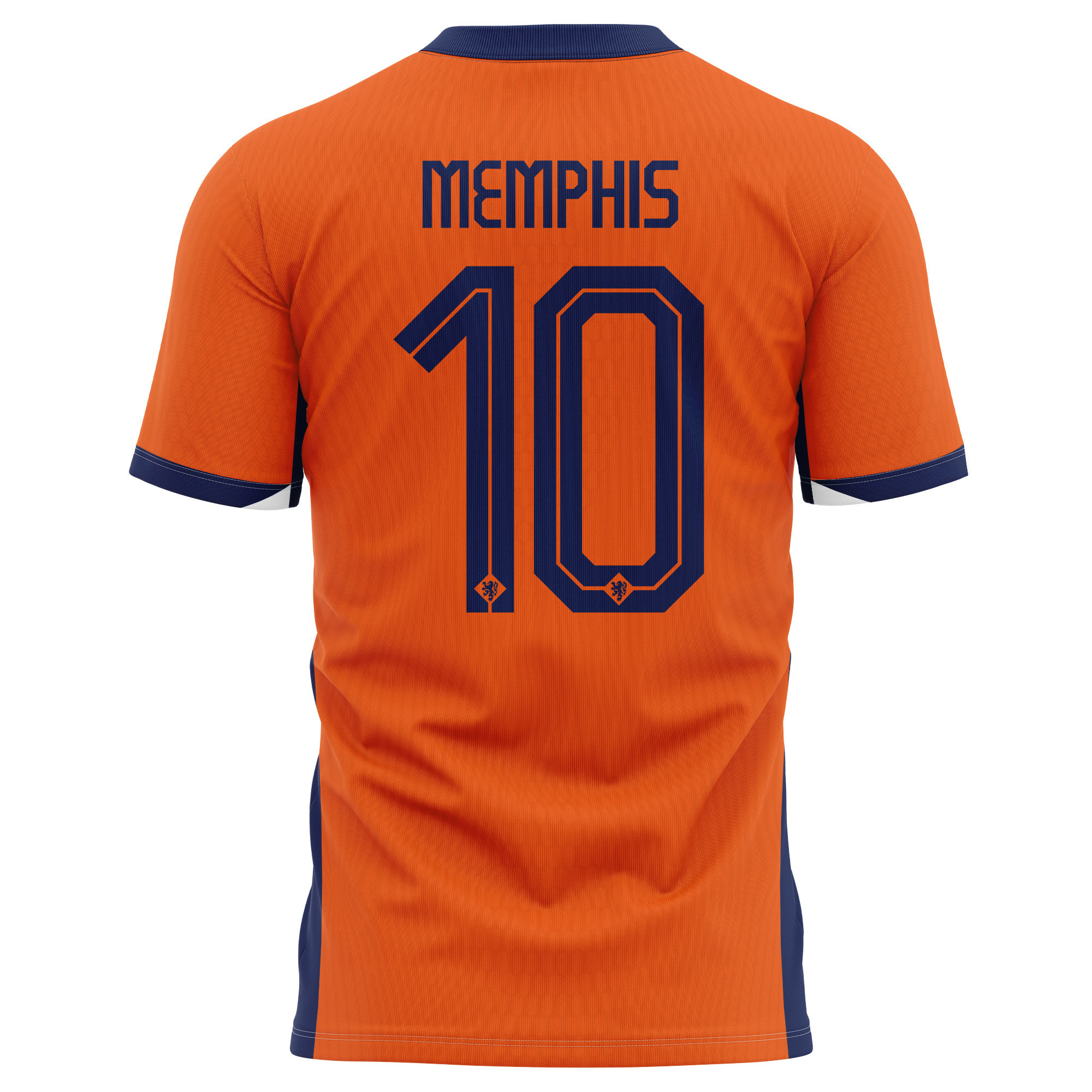 Memphis Depay 10 Netherlands National Team 2024 Home Kits AOP T-shirt - Orange