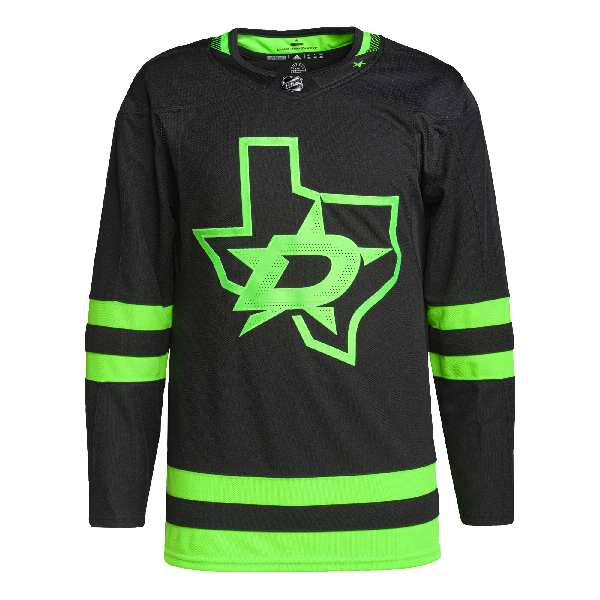 Dallas Stars adidas Men's Alternate Primegreen Authentic Jersey - Black