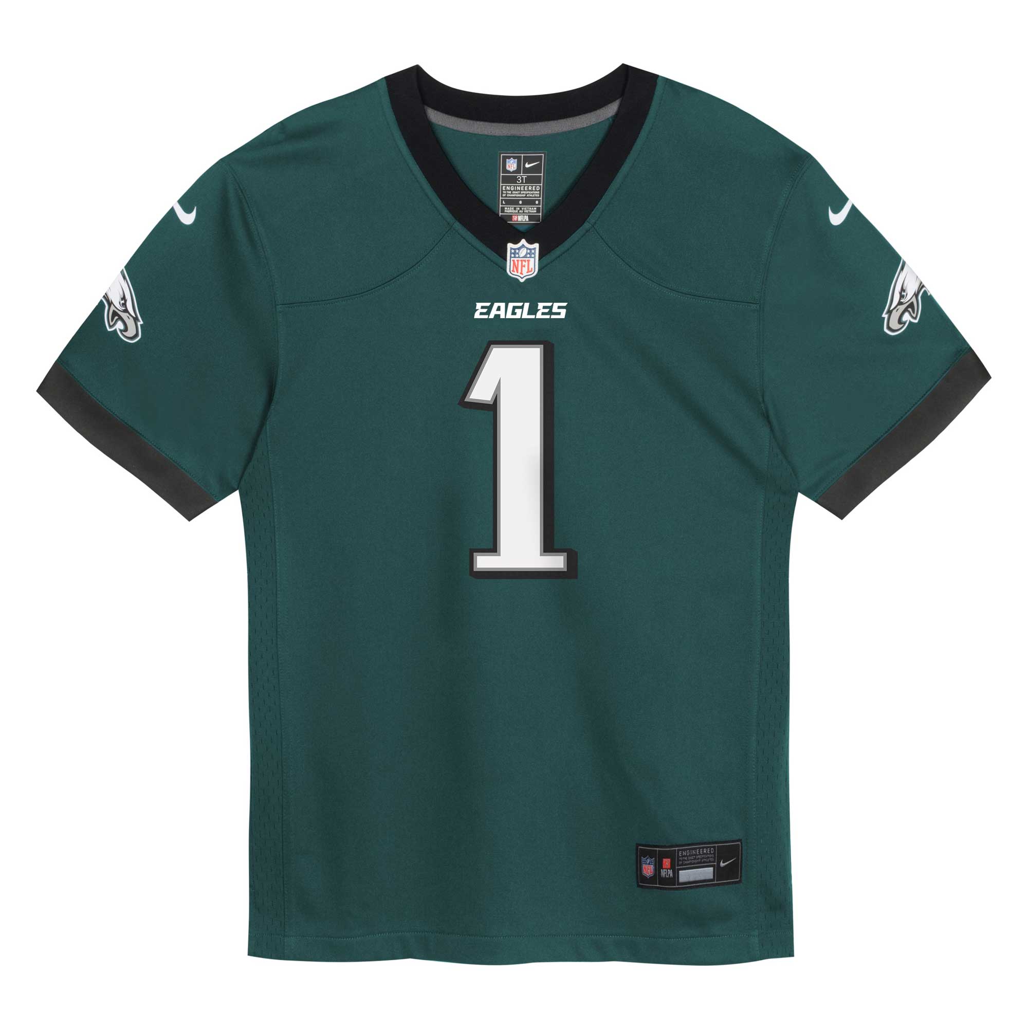 Jalen Hurts Philadelphia Eagles  Toddler Game Jersey - Midnight Green