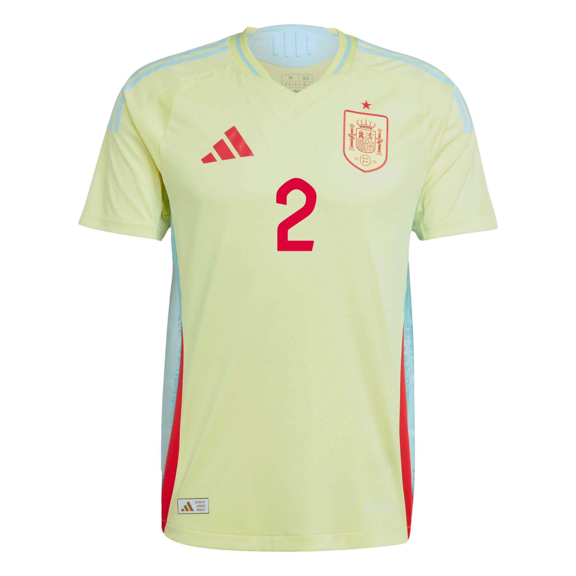 Alex Grimaldo 2 Spain National Team 2024 Away Men Jersey - Yellow