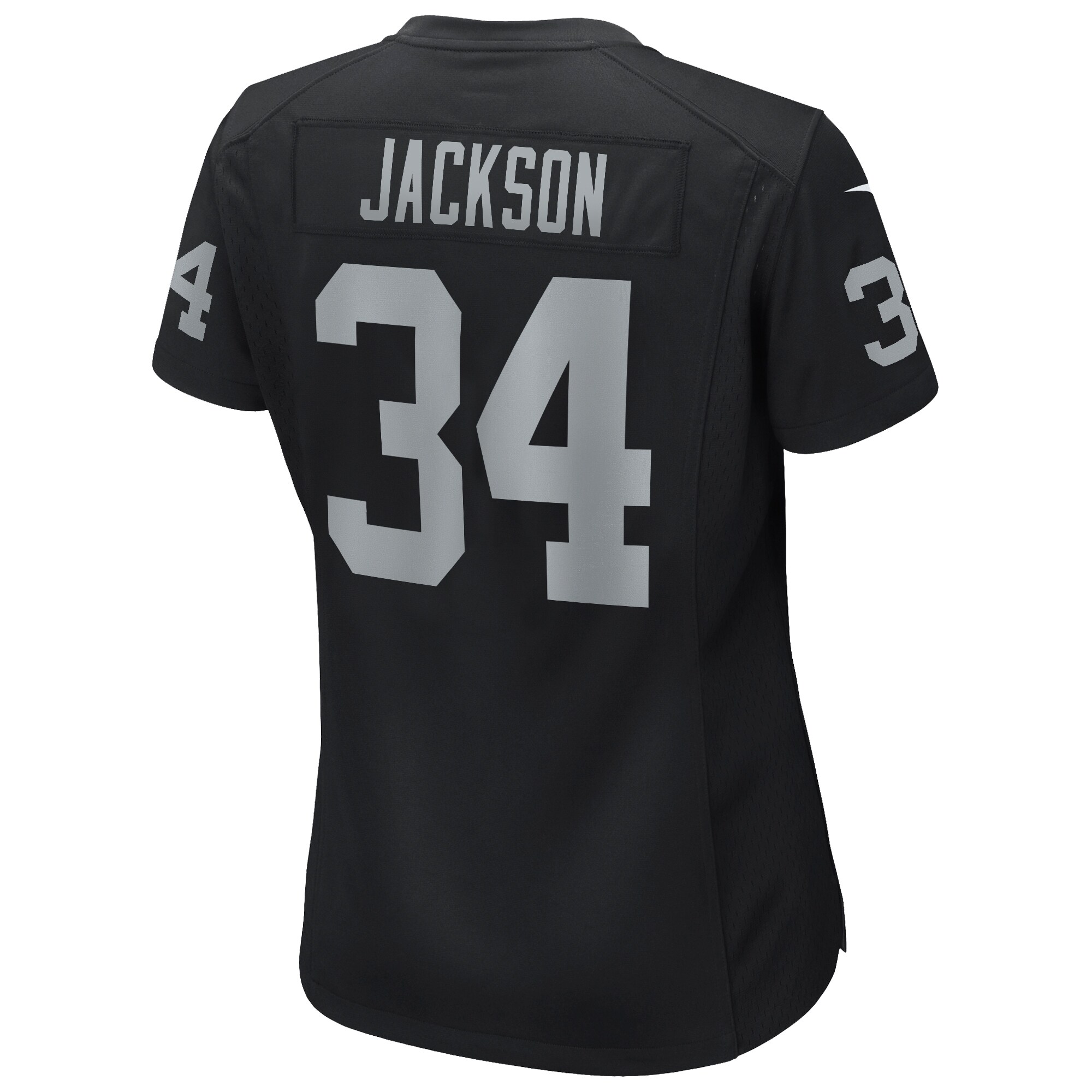 Bo Jackson Las Vegas Raiders  Women's Game Retired Player Jersey - Black