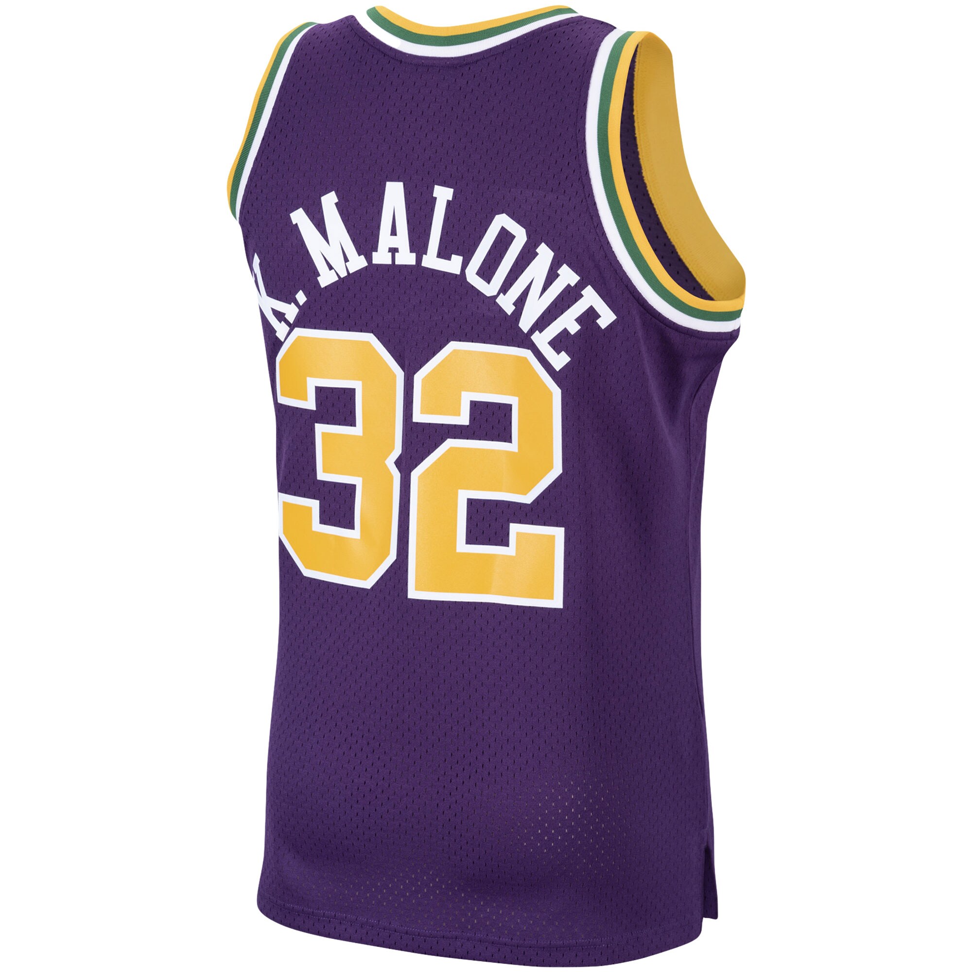 Karl Malone Utah Jazz Mitchell & Ness 1991\/92 Hardwood Classics Swingman Jersey - Purple