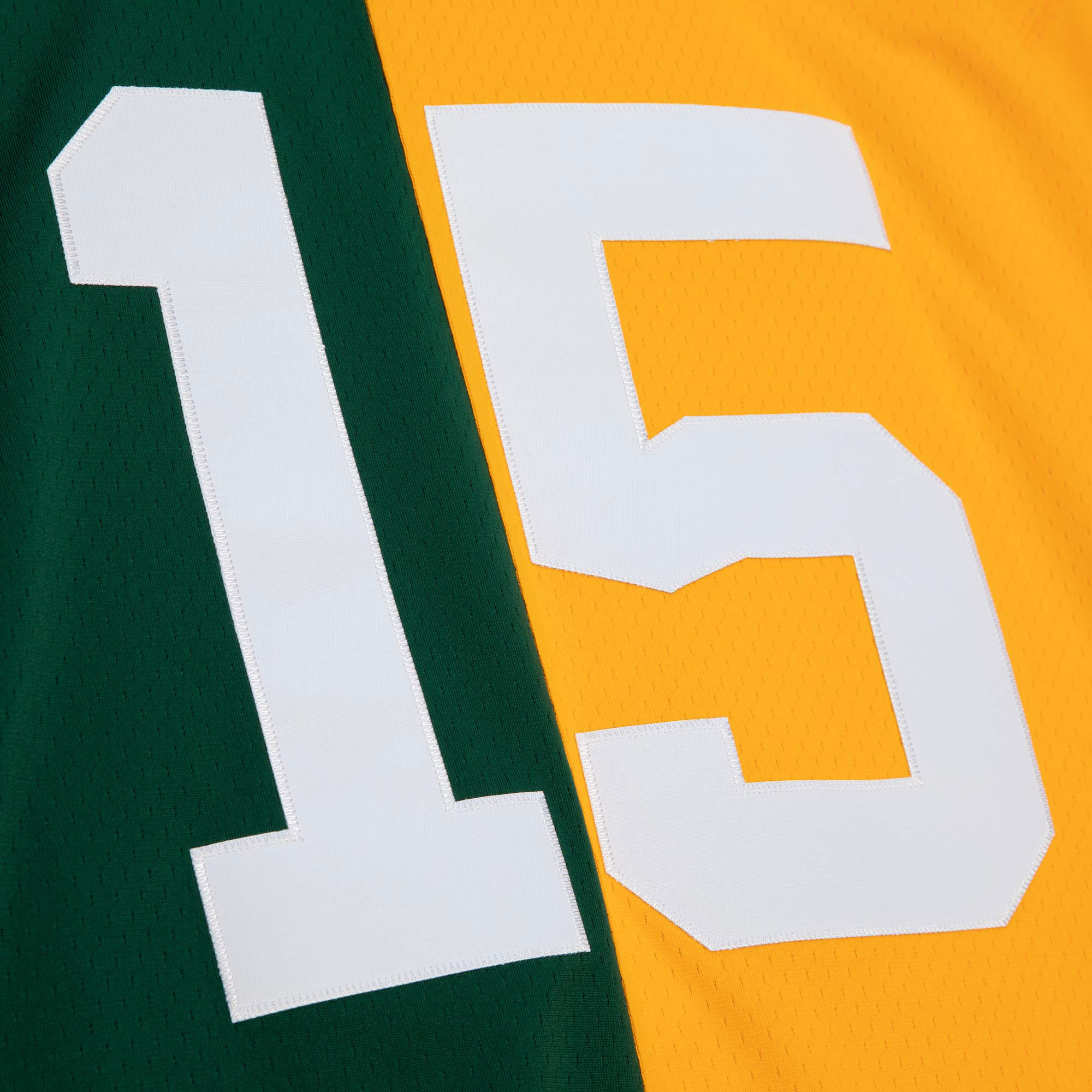 Bart Starr Green Bay Packers Mitchell & Ness 1969 Split Legacy Replica Jersey - Green\/Gold