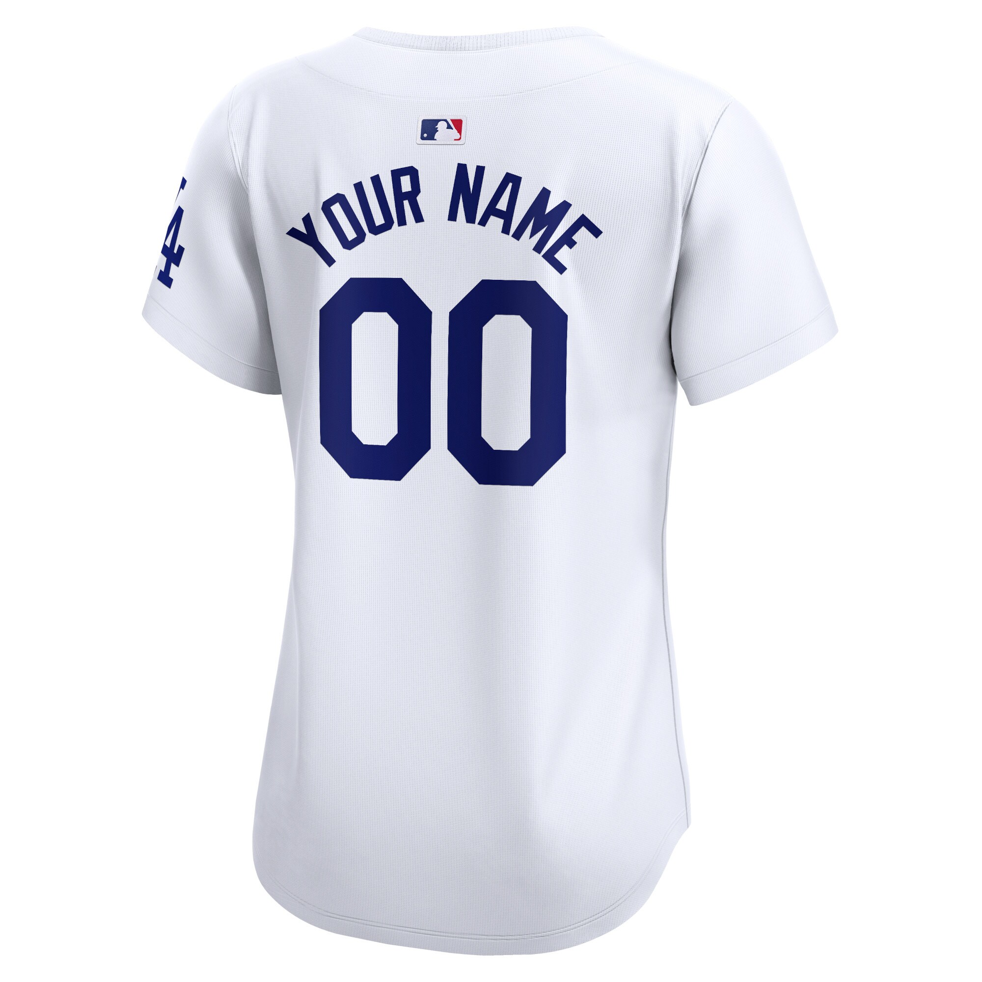 Los Angeles Dodgers  Women's Home Limited Custom Jersey - White