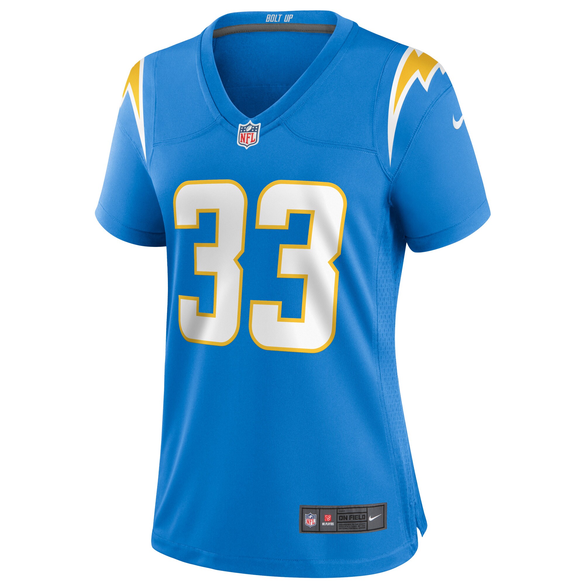Derwin James Los Angeles Chargers  Women's Game Jersey - Powder Blue