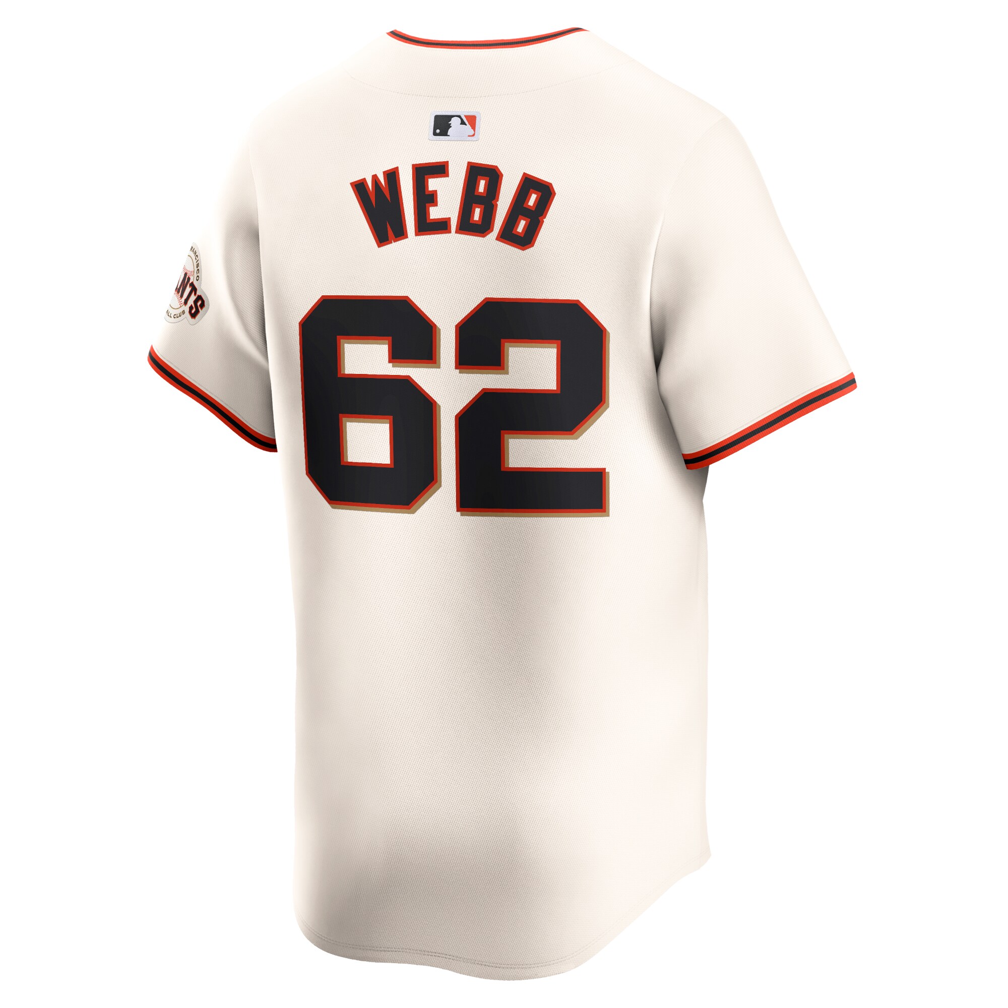 Logan Webb San Francisco Giants  Home Limited Player Jersey - Cream