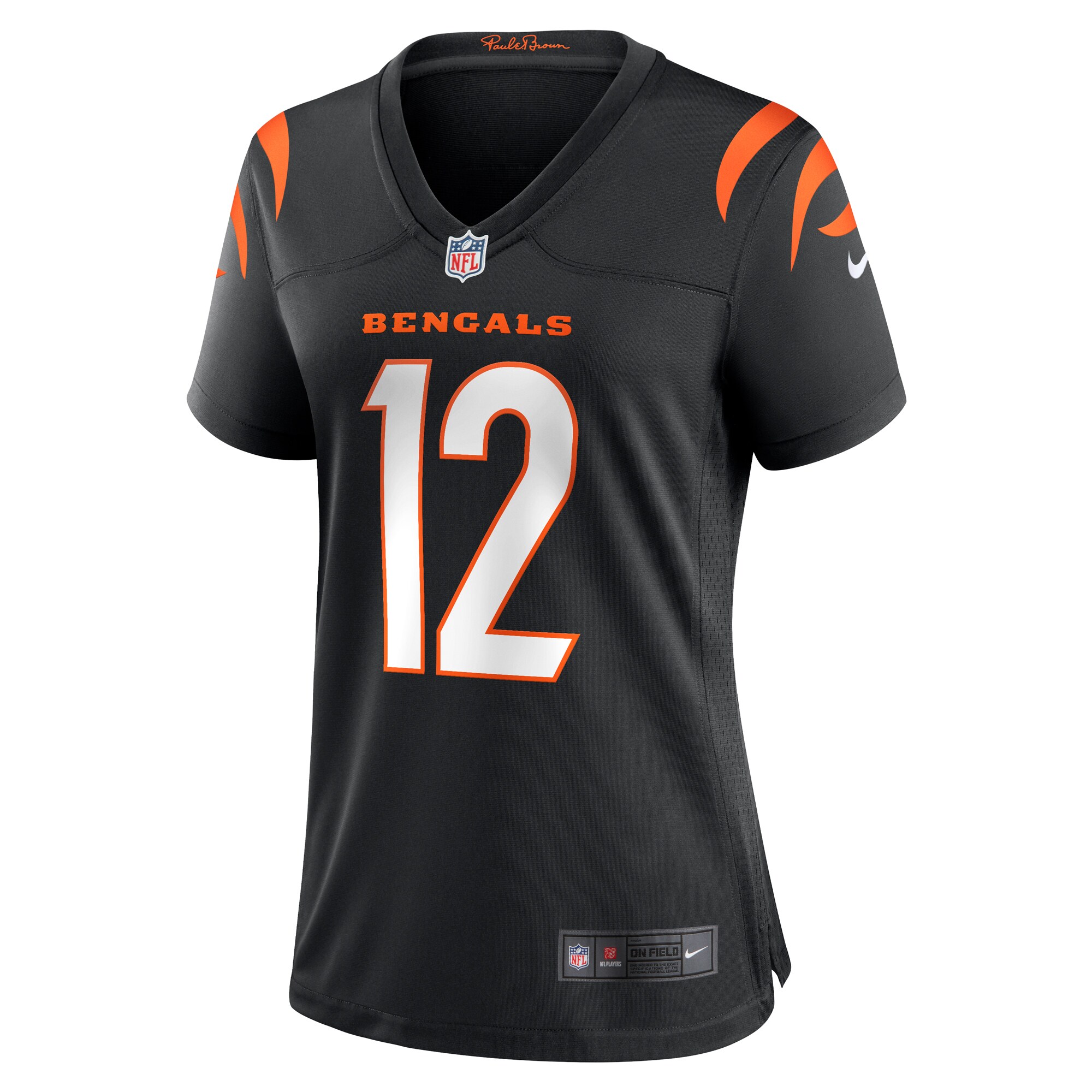 Shedrick Jackson Cincinnati Bengals  Women's Team Game Jersey -  Black