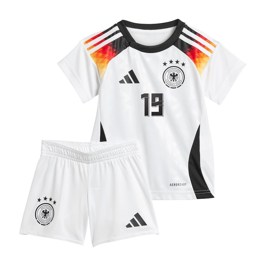 Jan-Niklas Beste 19 Germany National Team 2024 Home YOUTH Kit Jersey - White