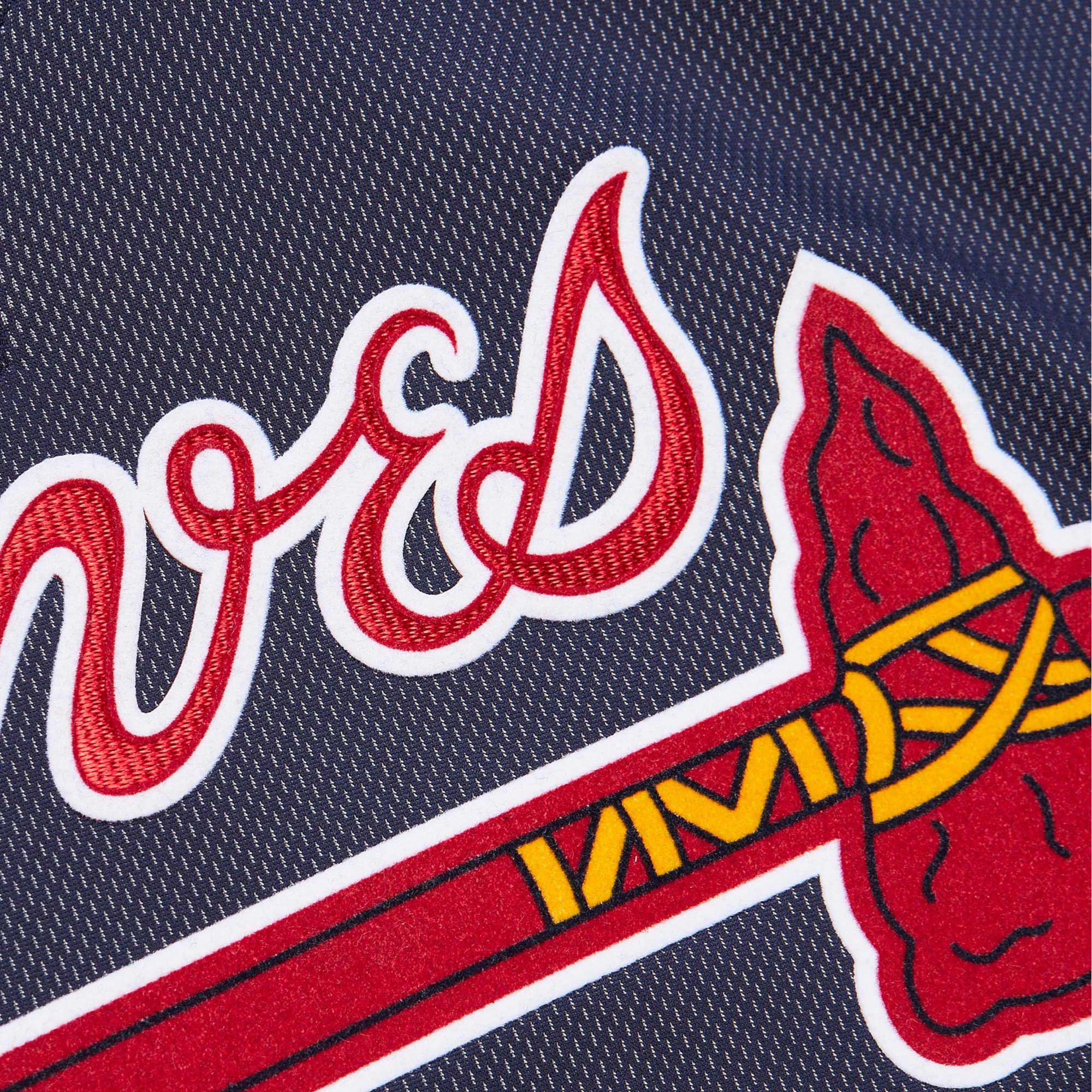 John Smoltz Atlanta Braves Mitchell & Ness Cooperstown Collection Mesh Batting Practice Jersey - Navy