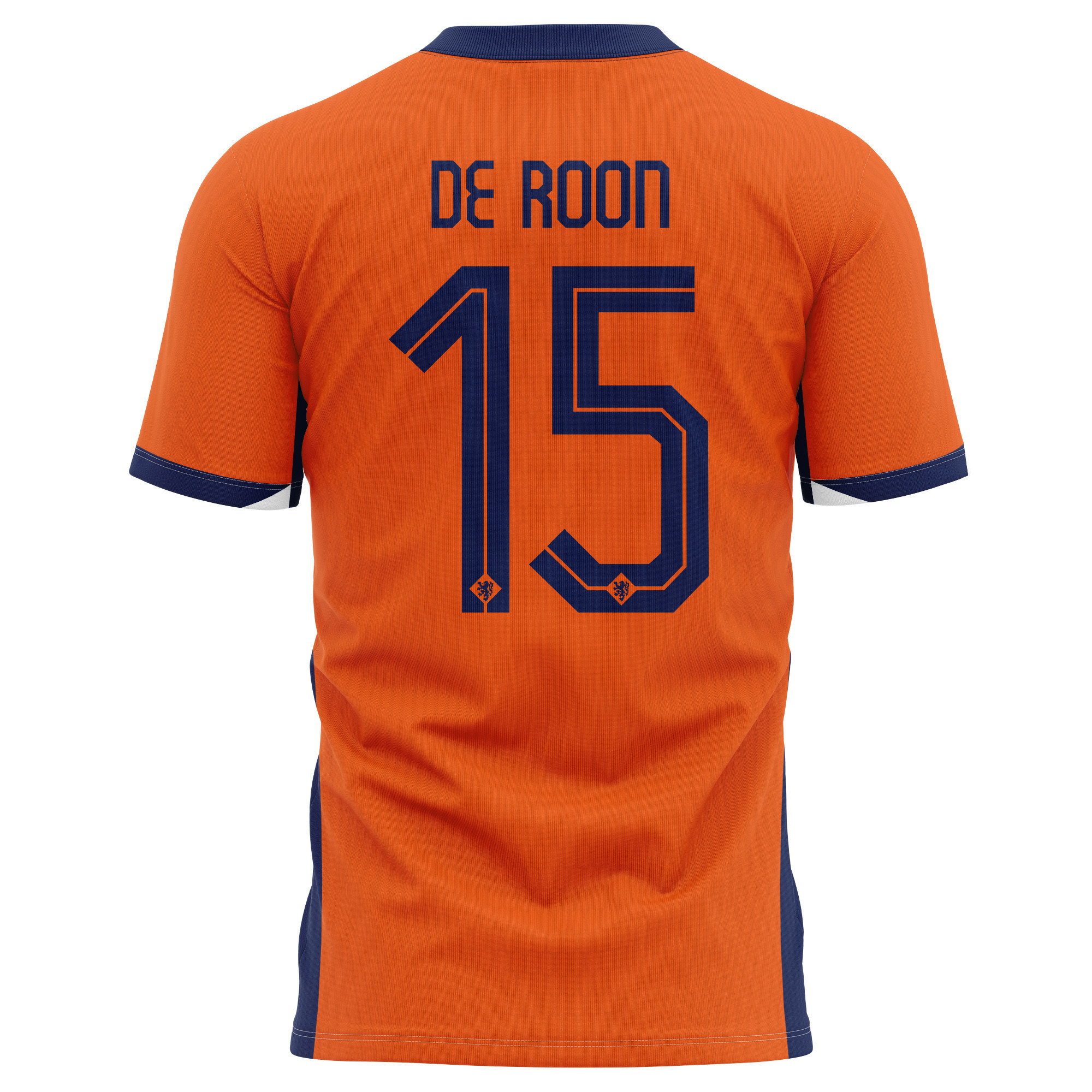 Marten de Roon 15 Netherlands National Team 2024 Home Kits AOP T-shirt - Orange