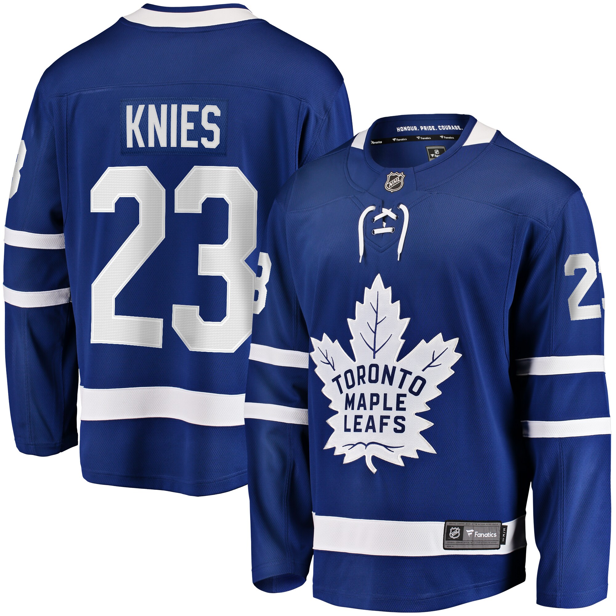 Matthew Knies Toronto Maple Leafs Fanatics Home Premier Breakaway Player Jersey - Blue