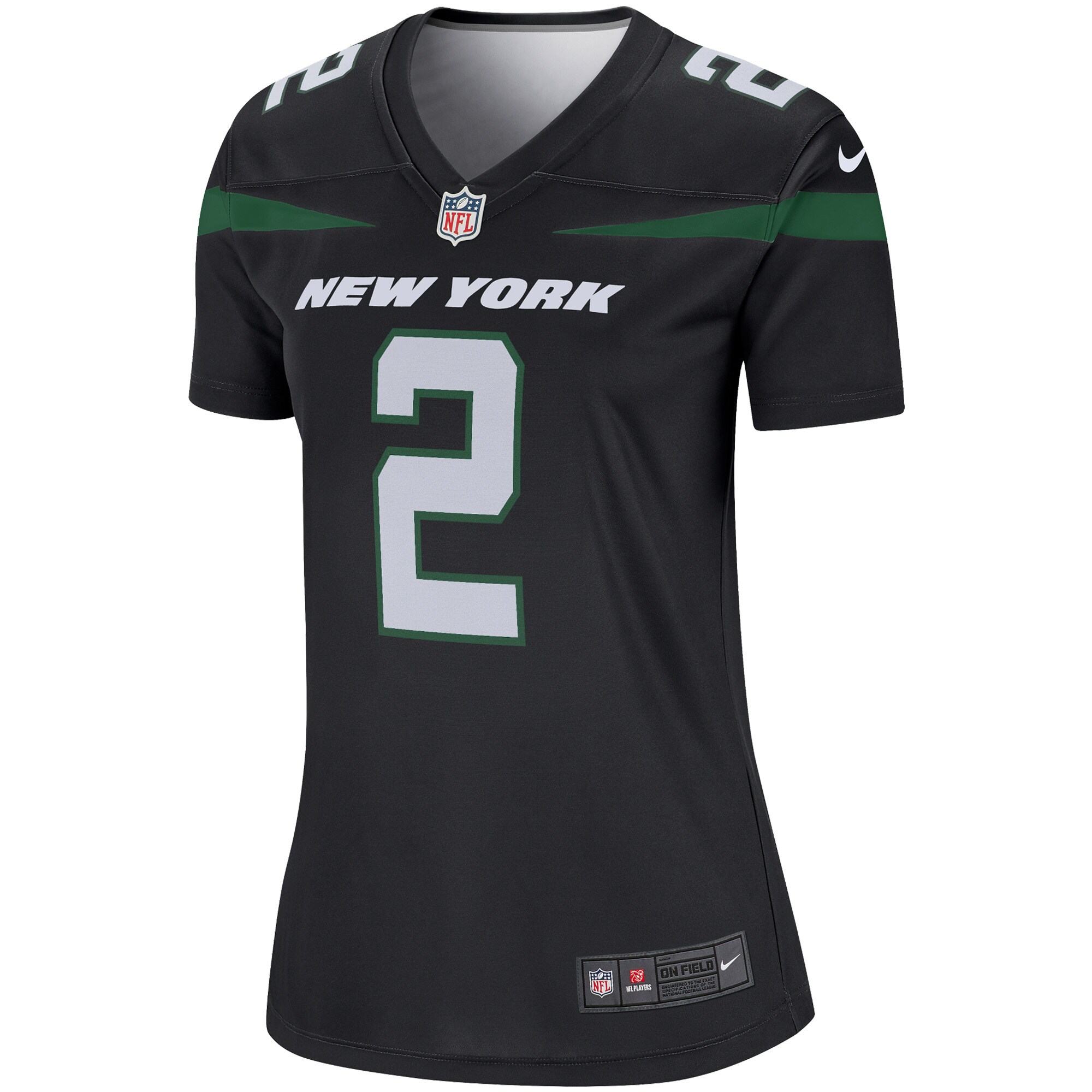 Zach Wilson New York Jets  Women's Legend Jersey - Black