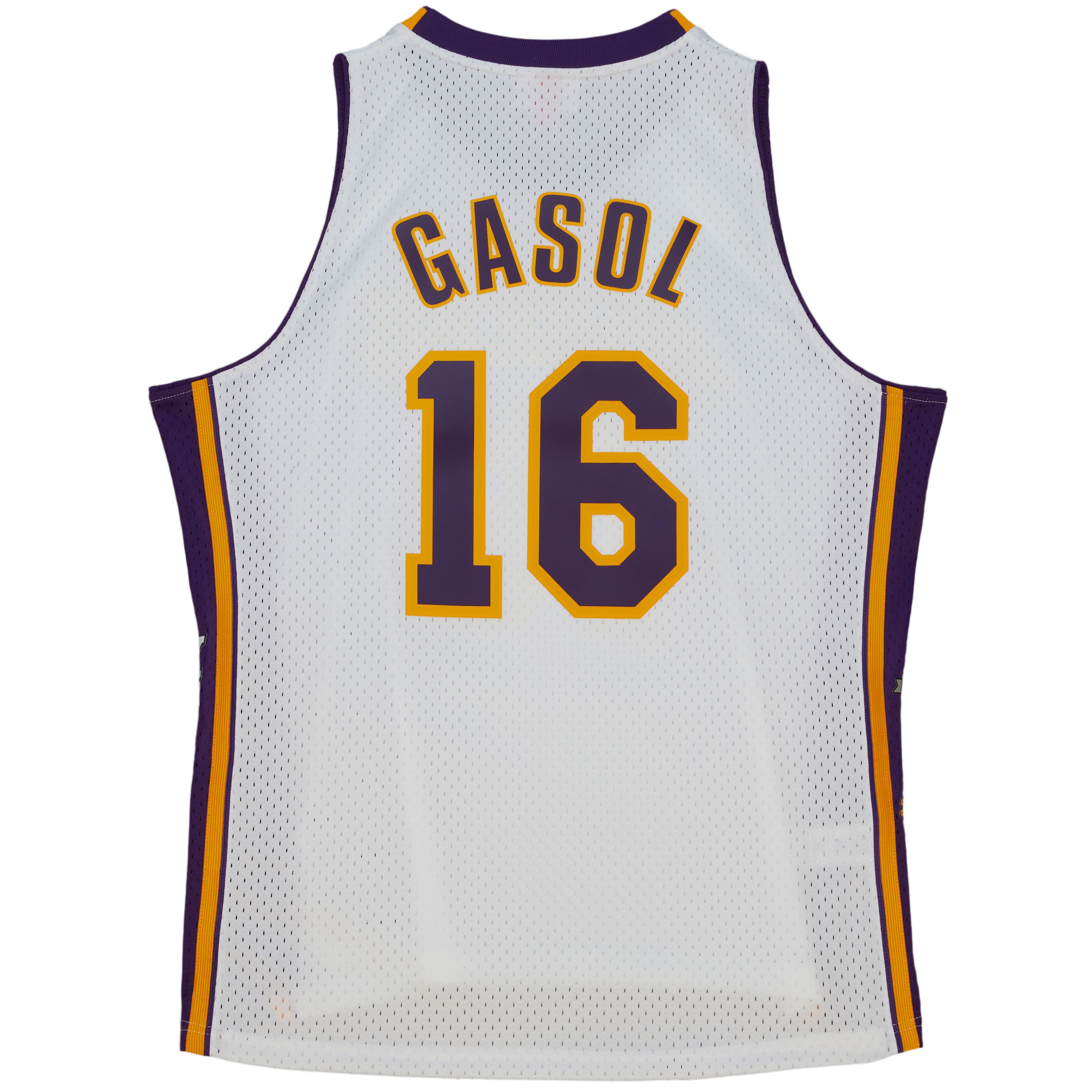 Pau Gasol Los Angeles Lakers Mitchell & Ness Unisex Hall of Fame Class of 2023 Throwback Swingman Jersey - White