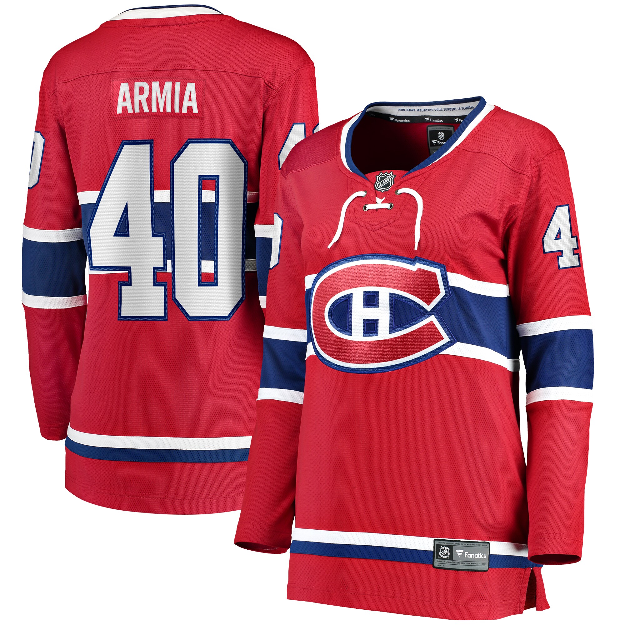 Joel Armia Montreal Canadiens Fanatics Women's Home Breakaway Player Jersey - Red