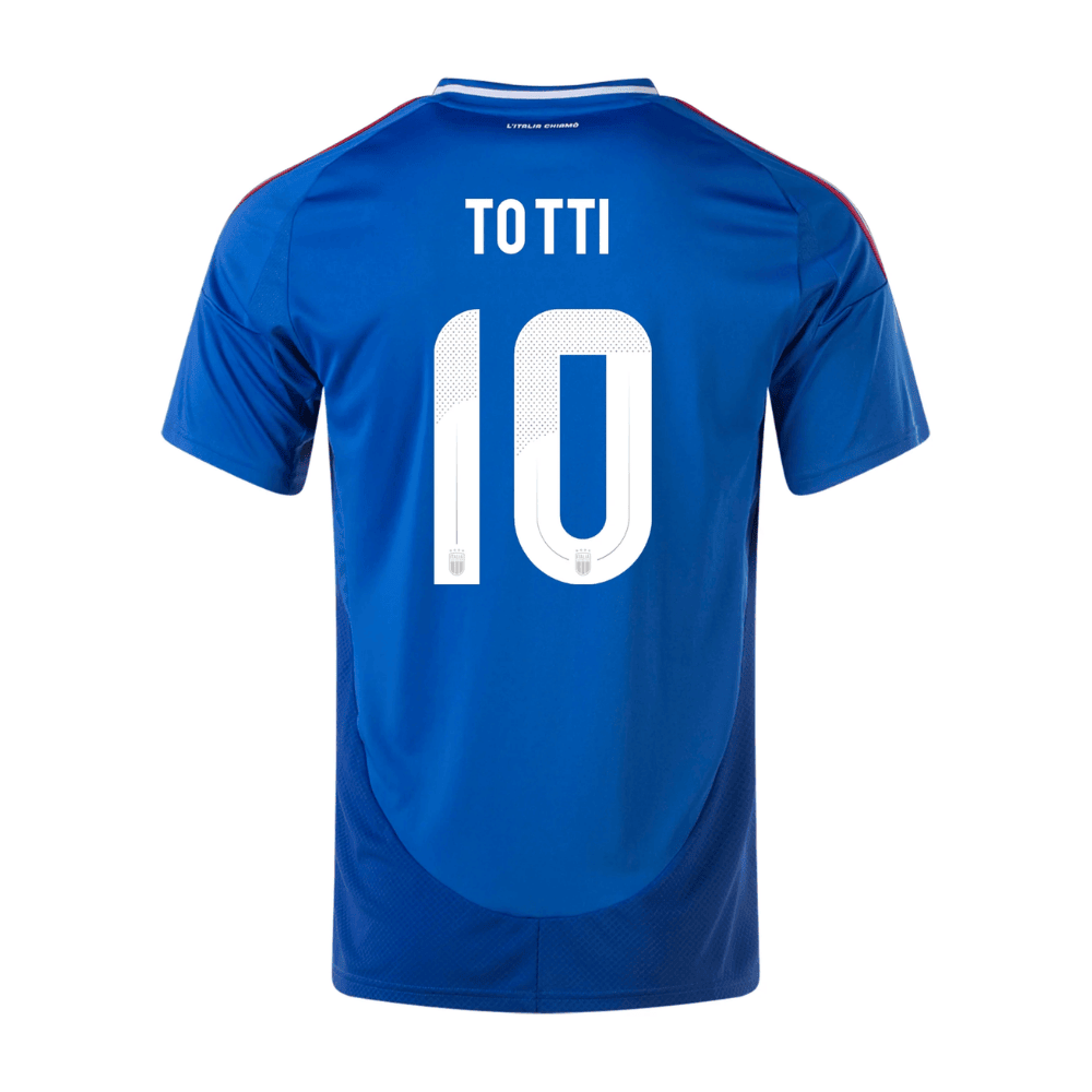 Francesco Totti 10 Italy National Team 2024 Home Legend Player Men Jersey - Blue