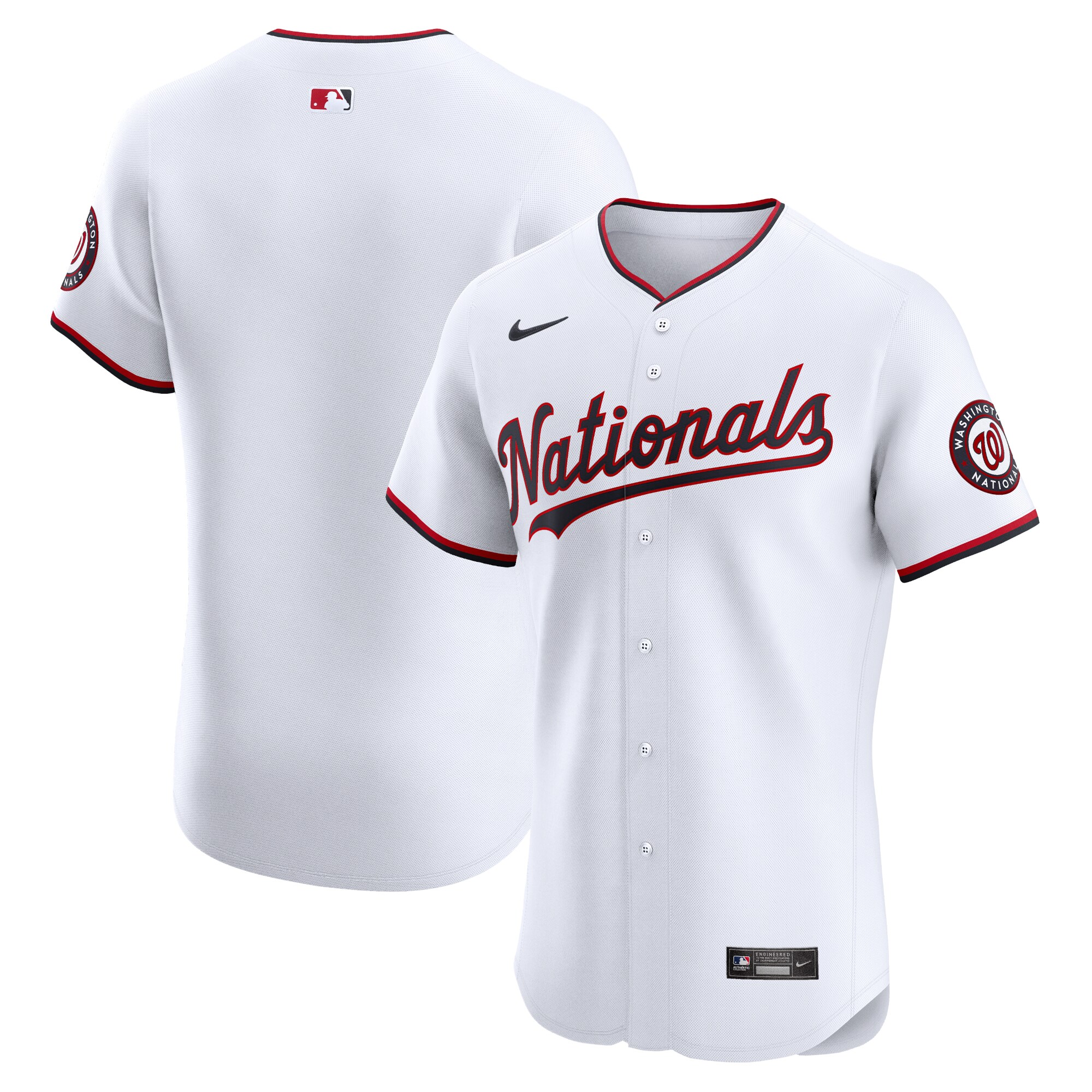 Washington Nationals  Home Elite Jersey - White