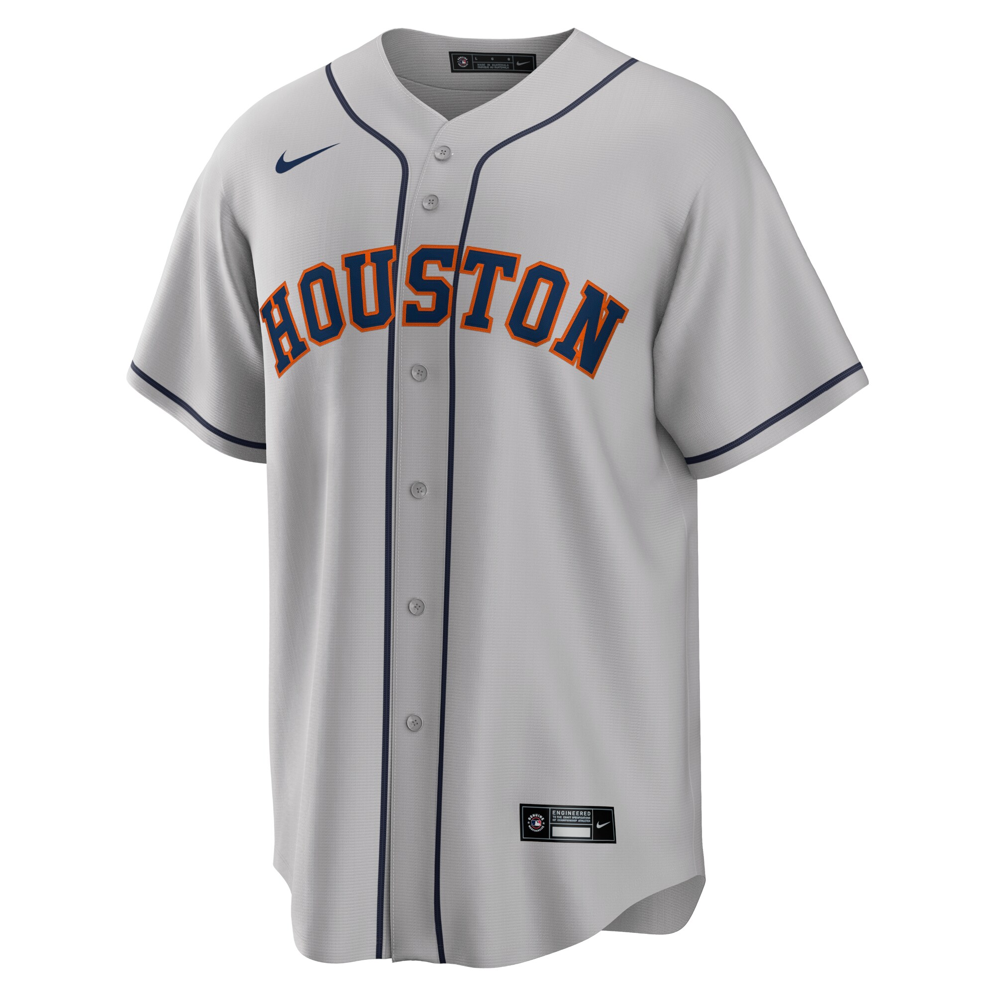Houston Astros  Road Replica Team Jersey - Gray