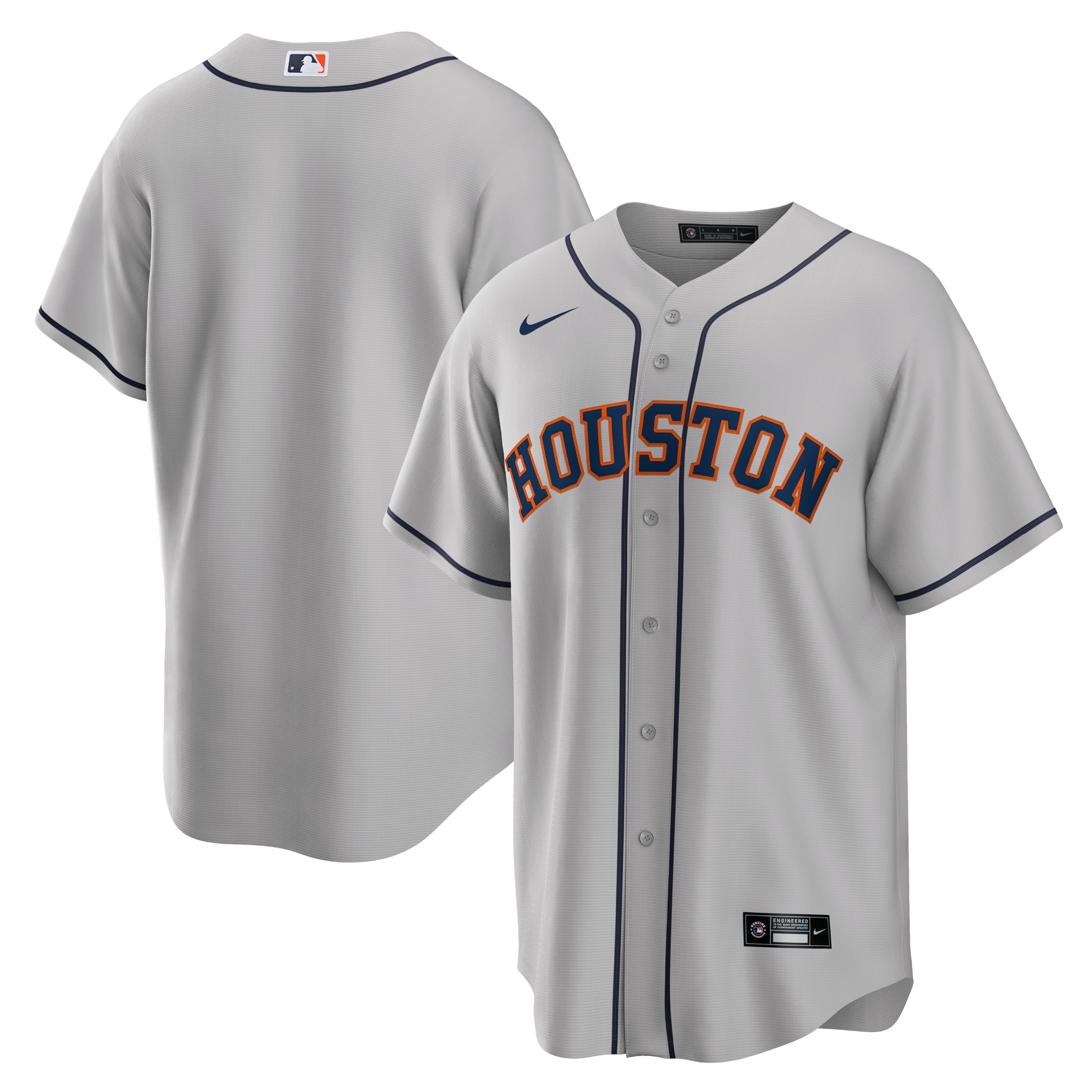 Houston Astros  Road Replica Team Jersey - Gray