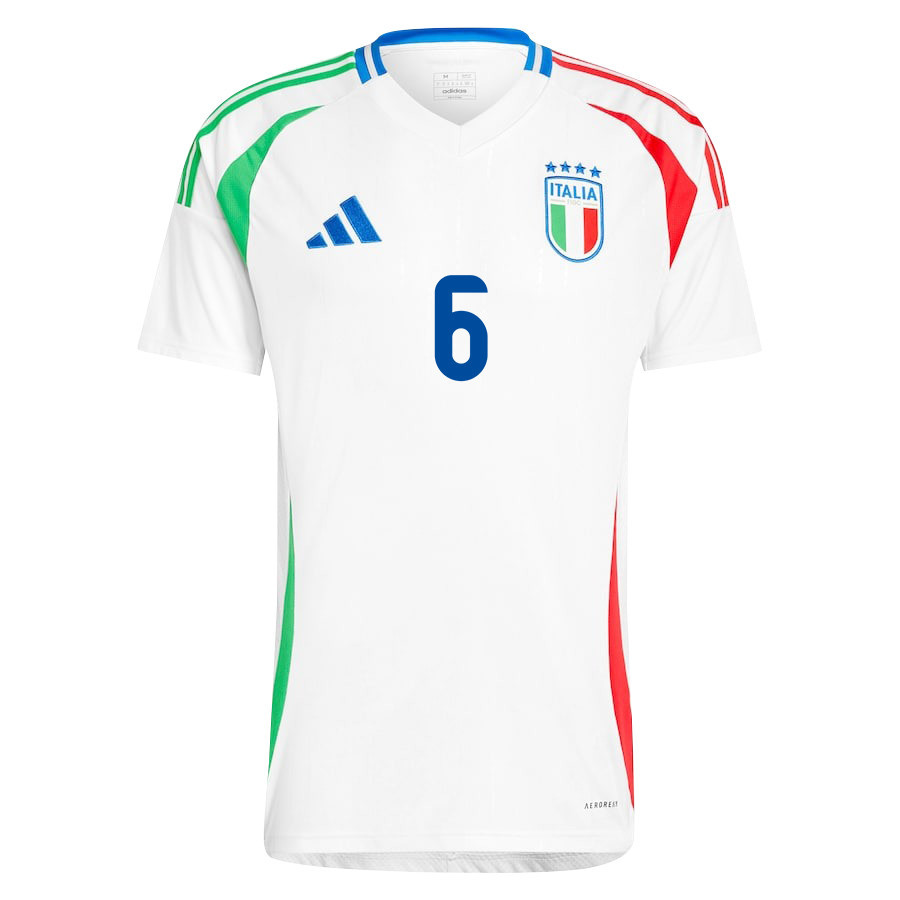 Federico Gatti 6 Italy National Team 2024/25 Away Men Jersey - White