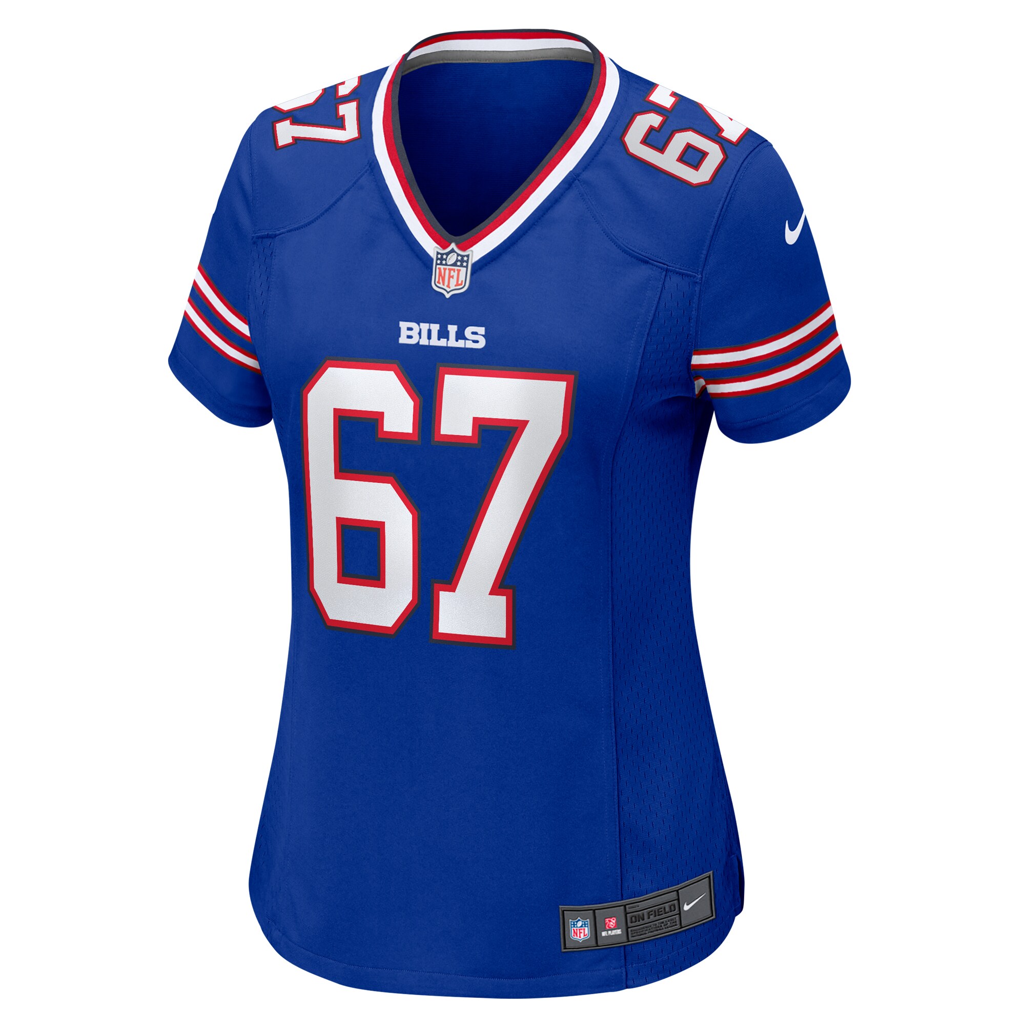 Travis Clayton Buffalo Bills  Women's Game Jersey -  Royal