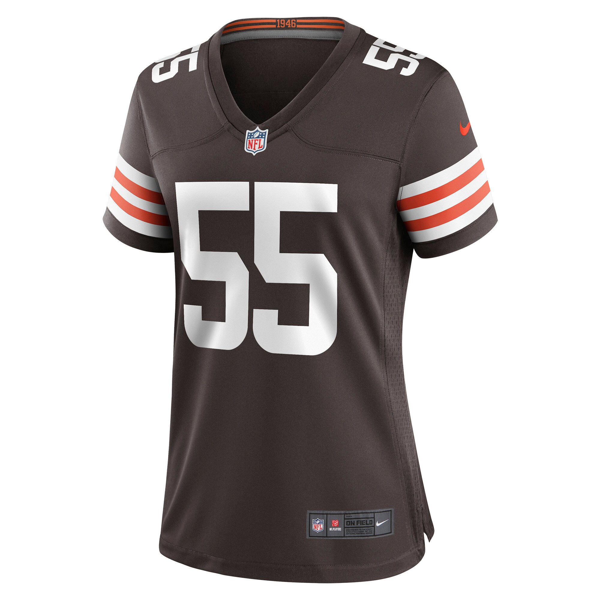 Ethan Pocic Cleveland Browns  Women's Game Jersey - Brown